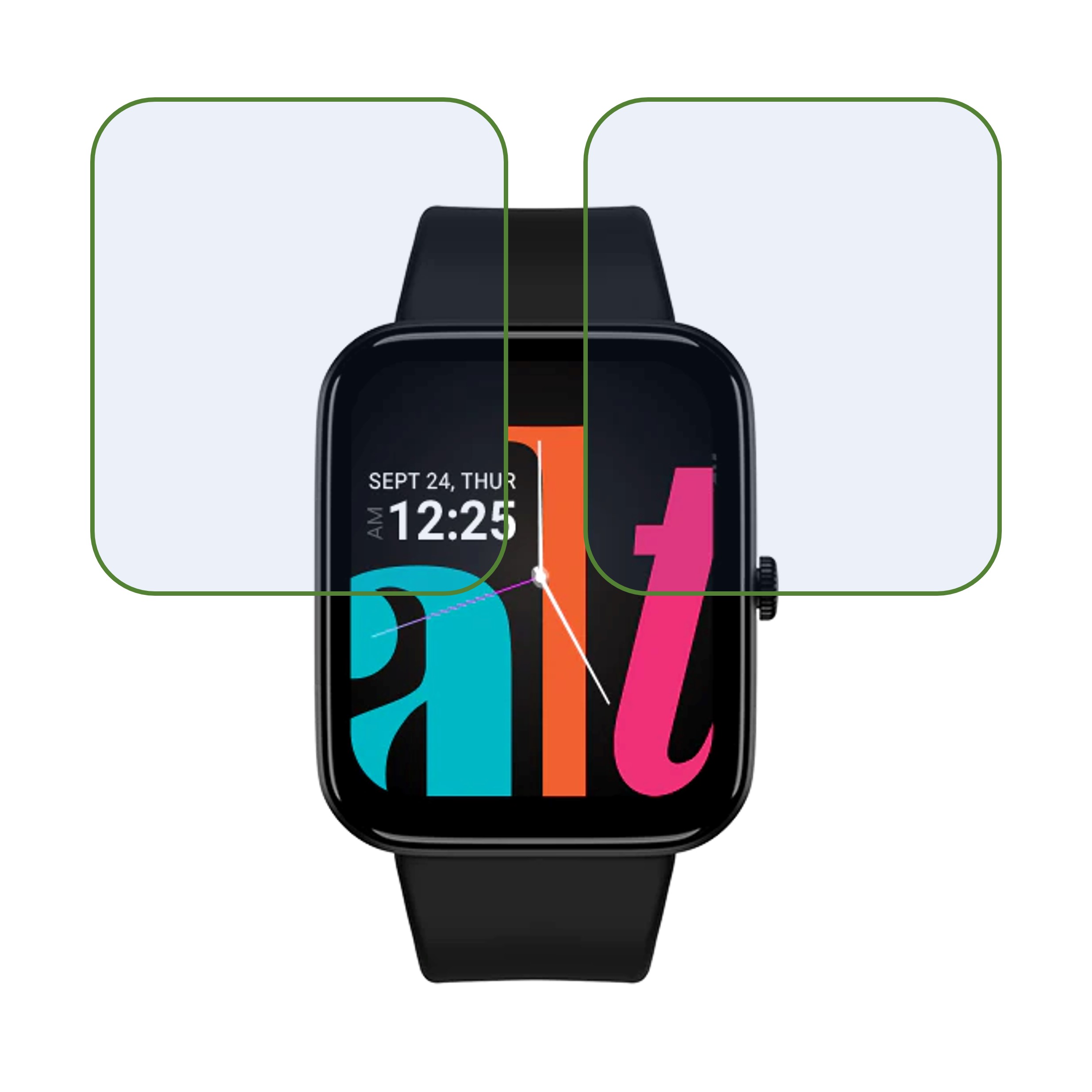 Alt Hype Smartwatch Smartwatch Screen Protector 9H Protective Compatible Flexible