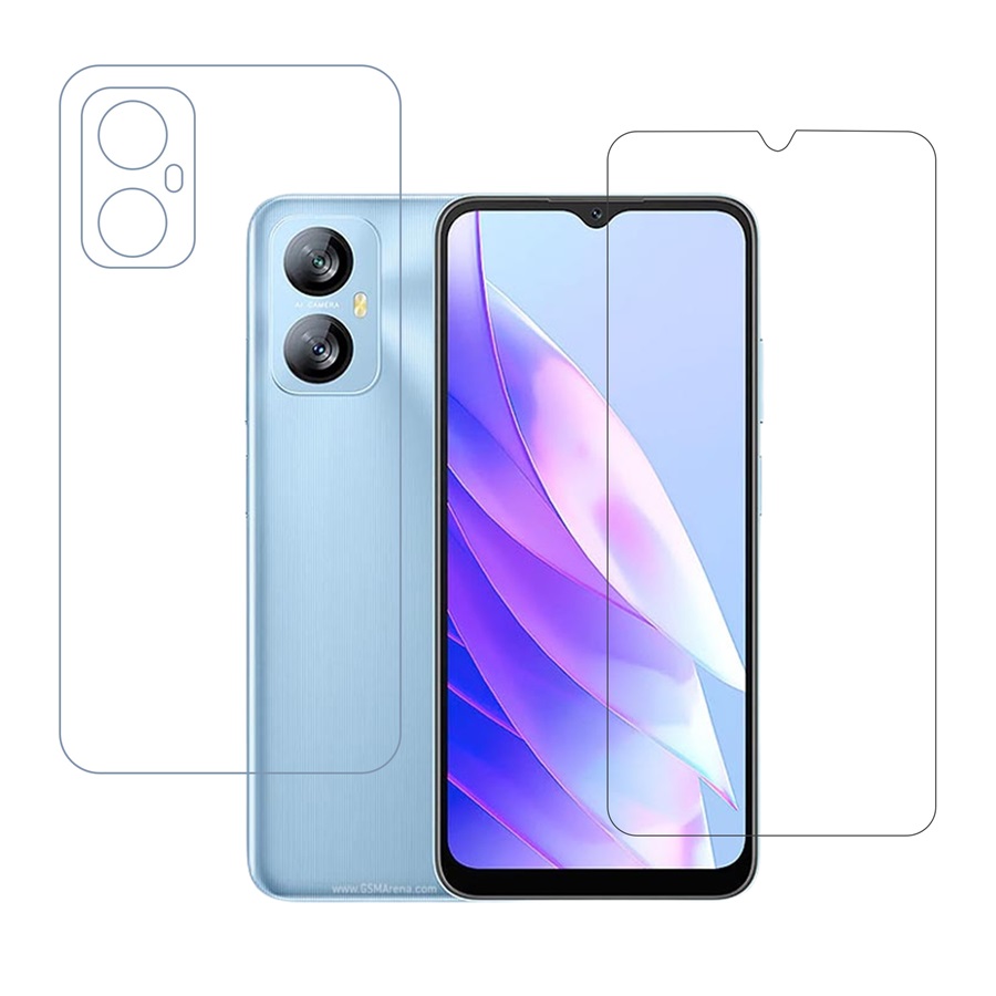 Blackview A52 9H Protective Compatible Mobile Screen Protector For Front & Back (Not a Tempered glass)