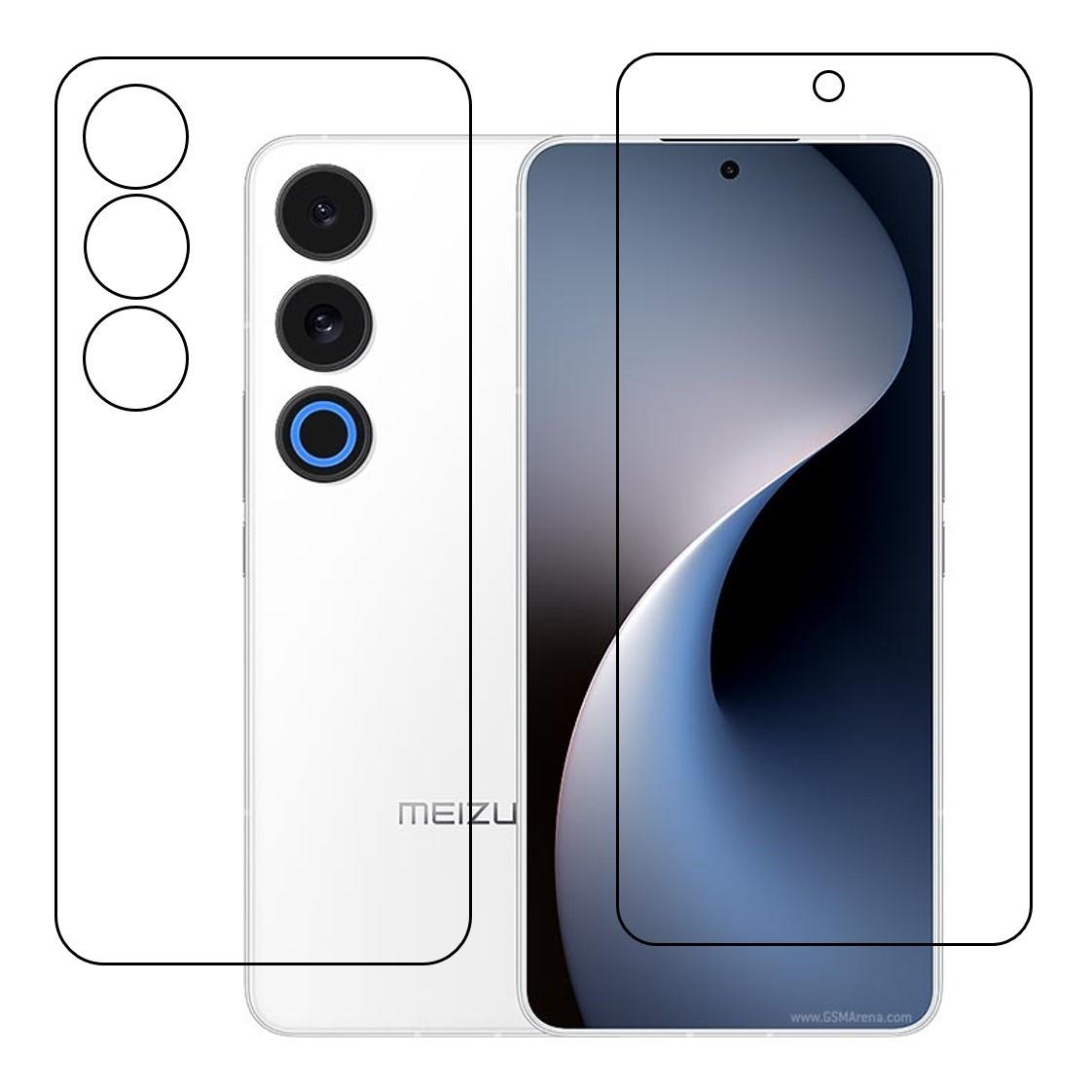 Meizu 21 Note (Front & Back) 9H Protective Flexible Compatible Mobile Screen Protector