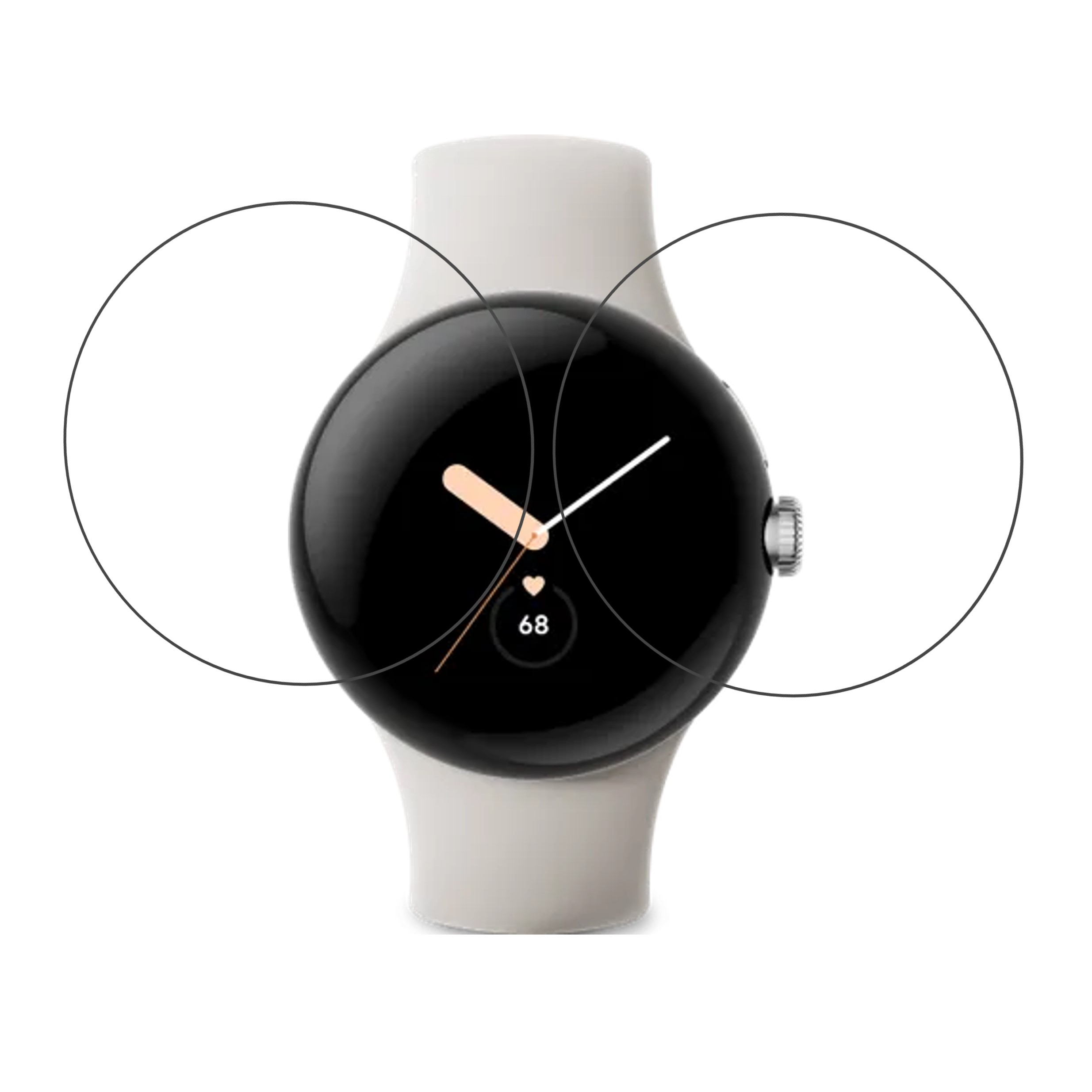 Google Pixel Watch LTE Smartwatch Screen Protector 9H Protective Compatible Flexible