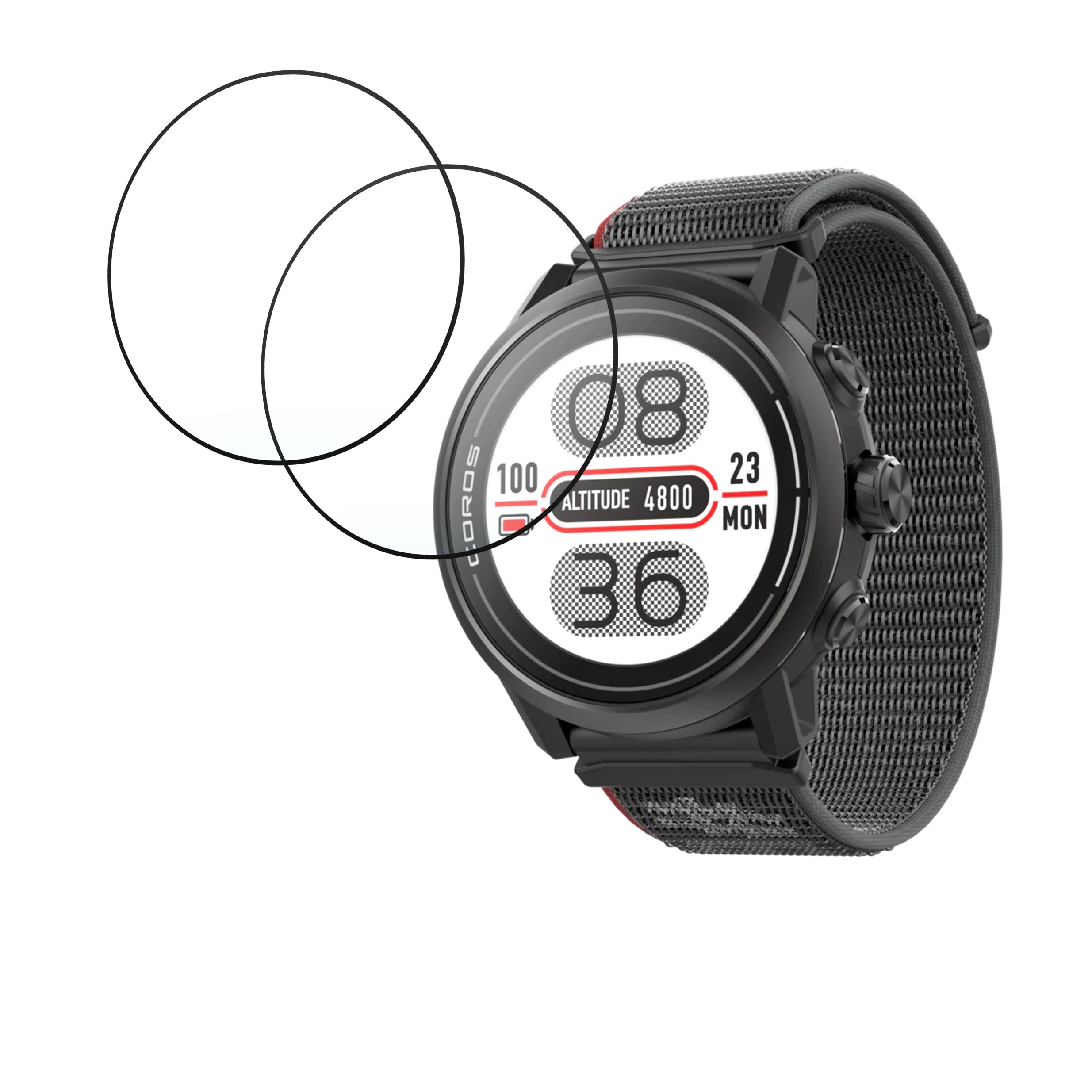 COROS APEX 2 Smartwatch Screen Protector 9H Protective Compatible Flexible