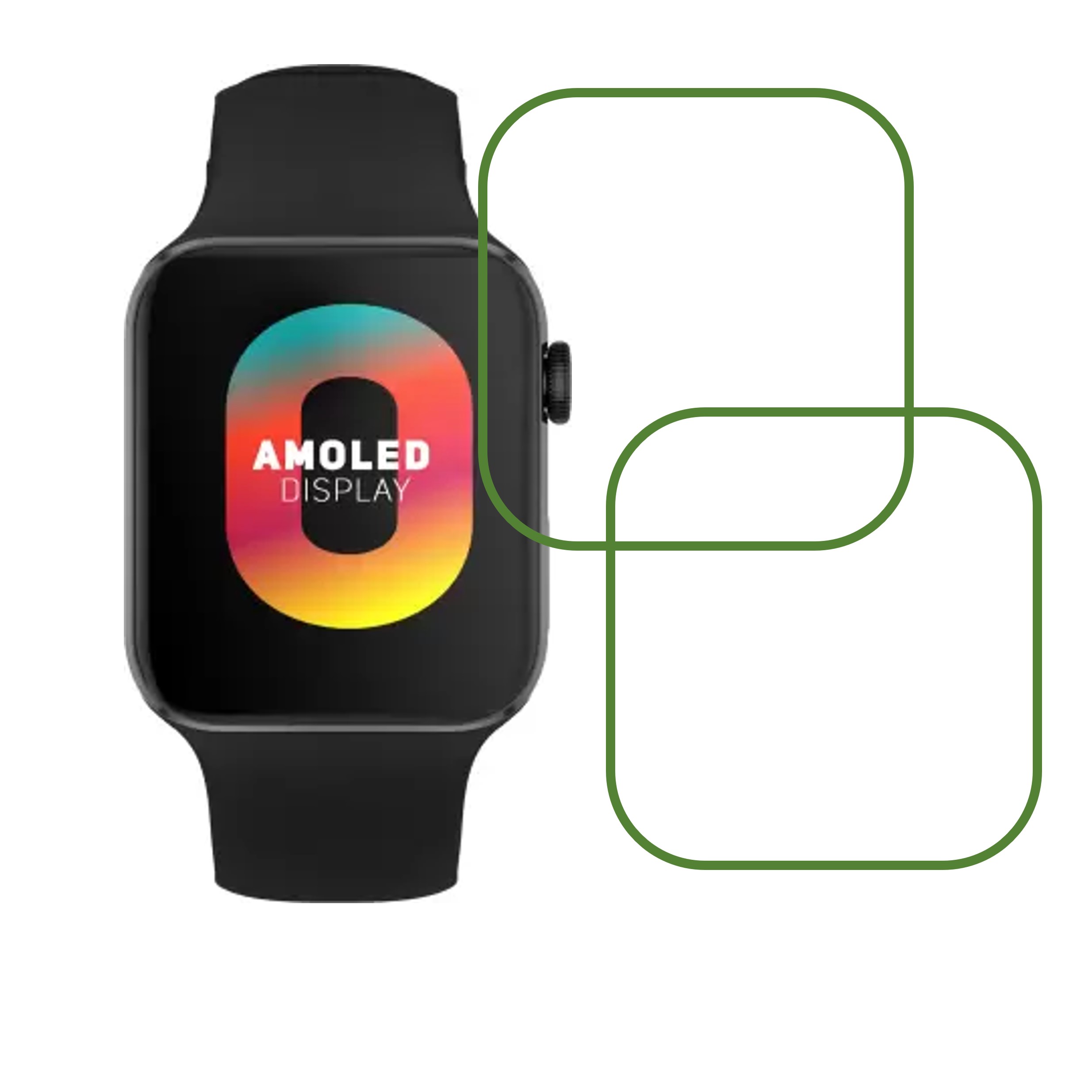 INBASE URBAN FIT S Smartwatch Screen Protector 9H Protective Compatible Flexible