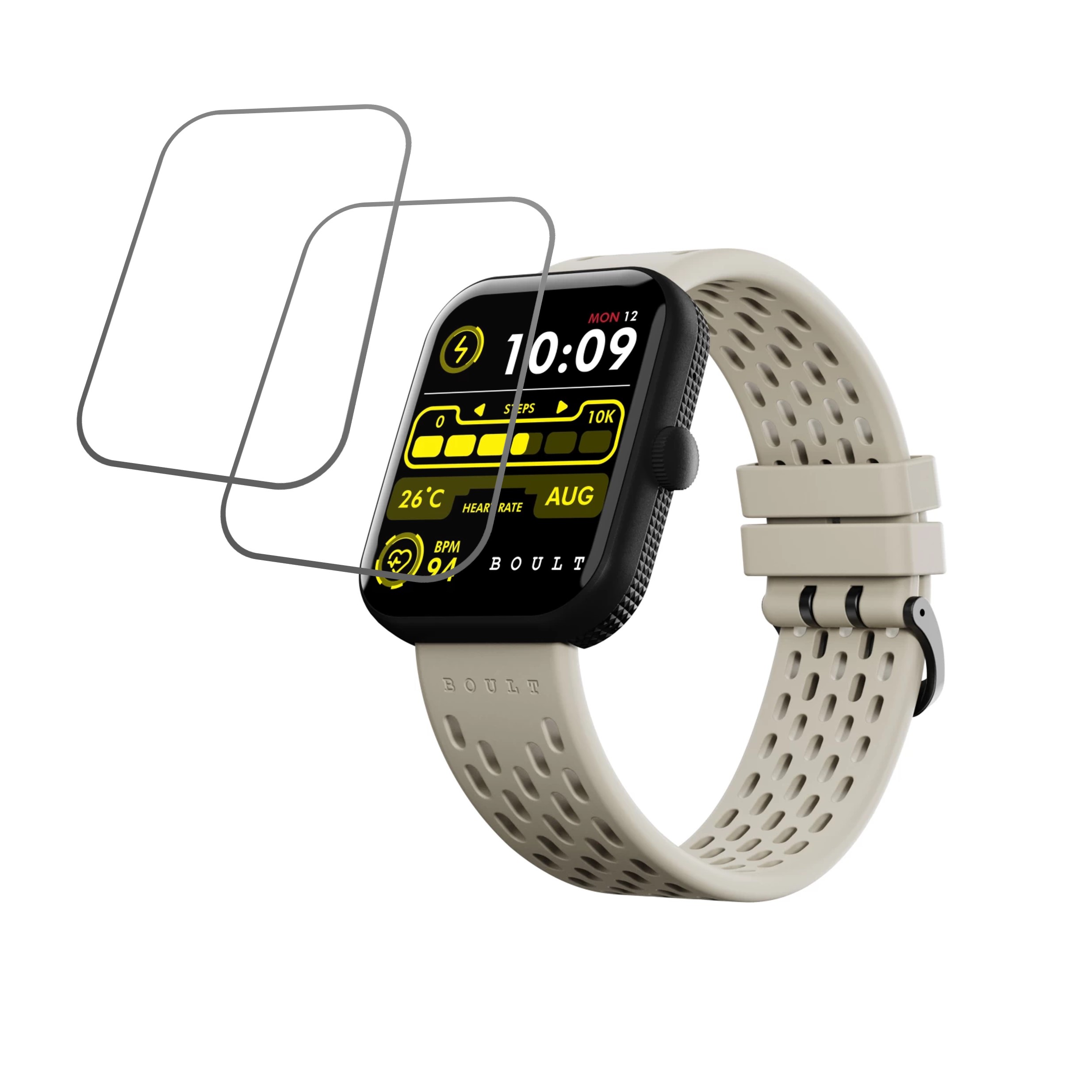 Boult Craft Smartwatch Screen Protector 9H Protective Compatible Flexible