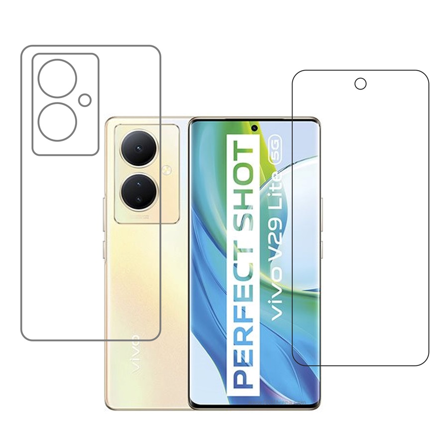 vivo V29 Lite Protective Front & Back Compatible Mobile Screen Protector