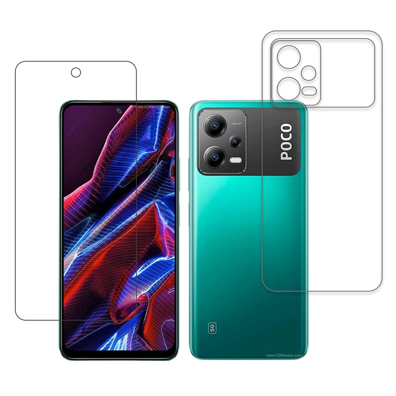 Xiaomi Poco X5 9H Protective Compatible Mobile Screen Protector For Front & Back (Not a Tempered glass)