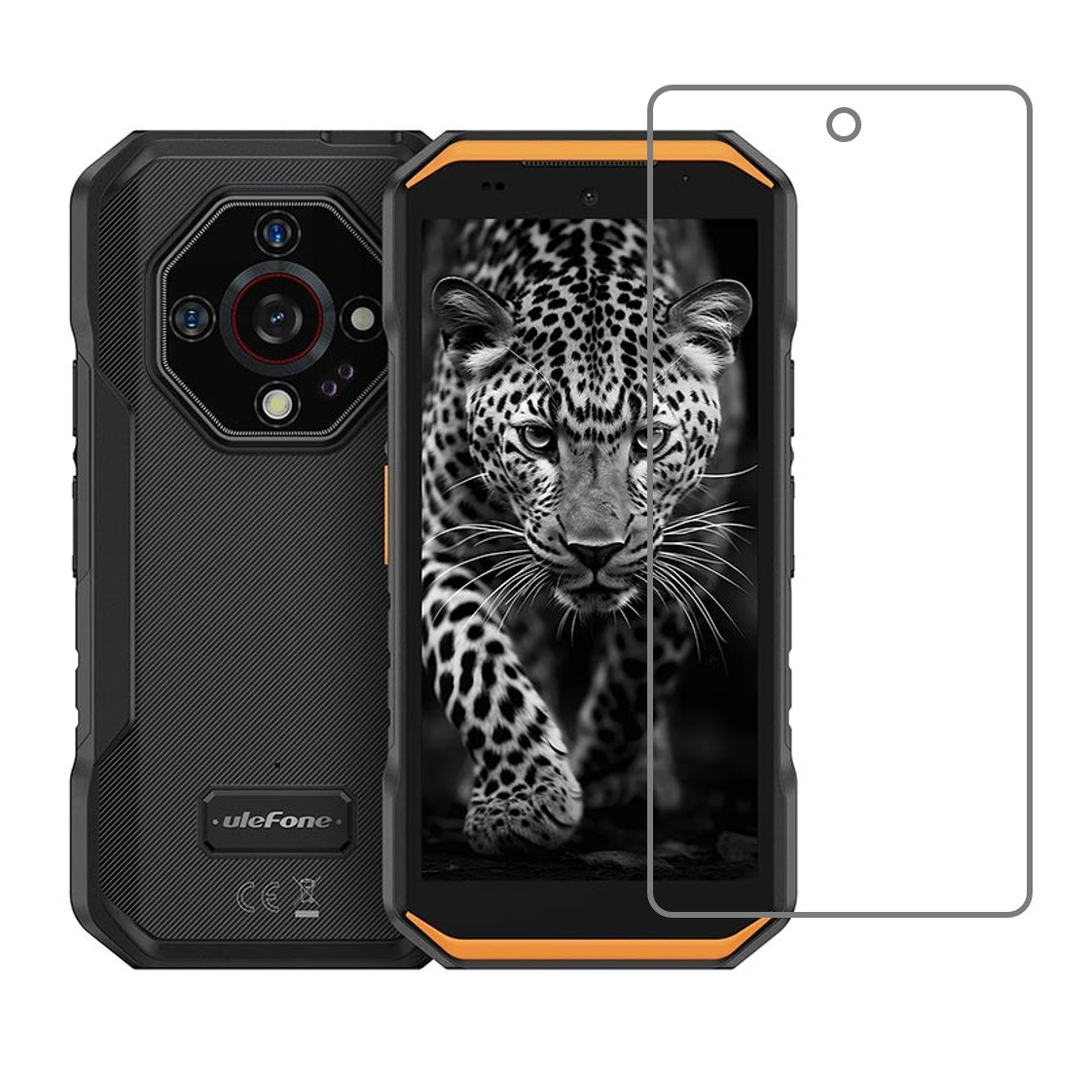 Ulefone Armor X32 Compatible With Mobile Front Screen Protector  (Flexible Screen Protector)