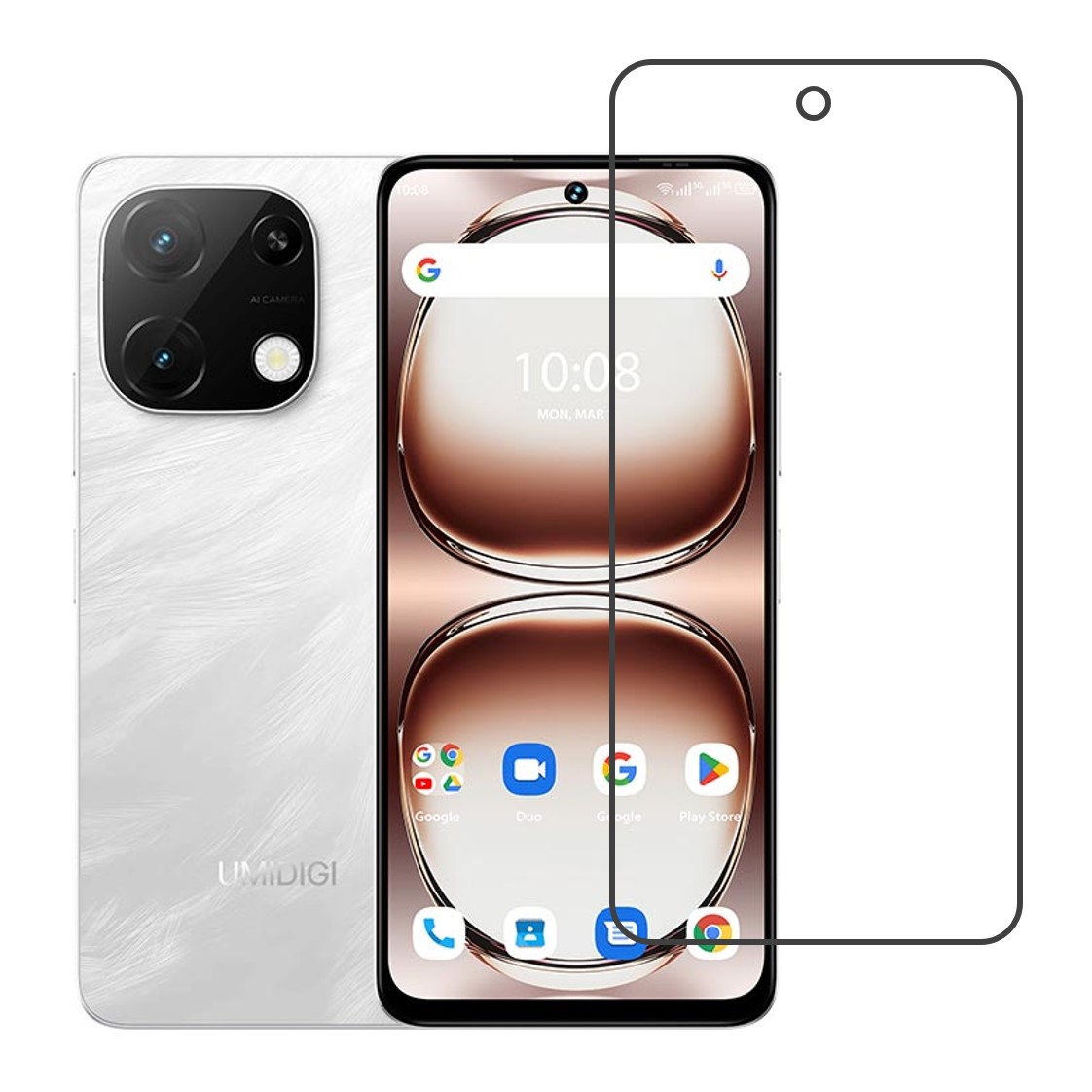 Umidigi Note 100A Compatible With Mobile Front Screen Protector  (Flexible Screen Protector)