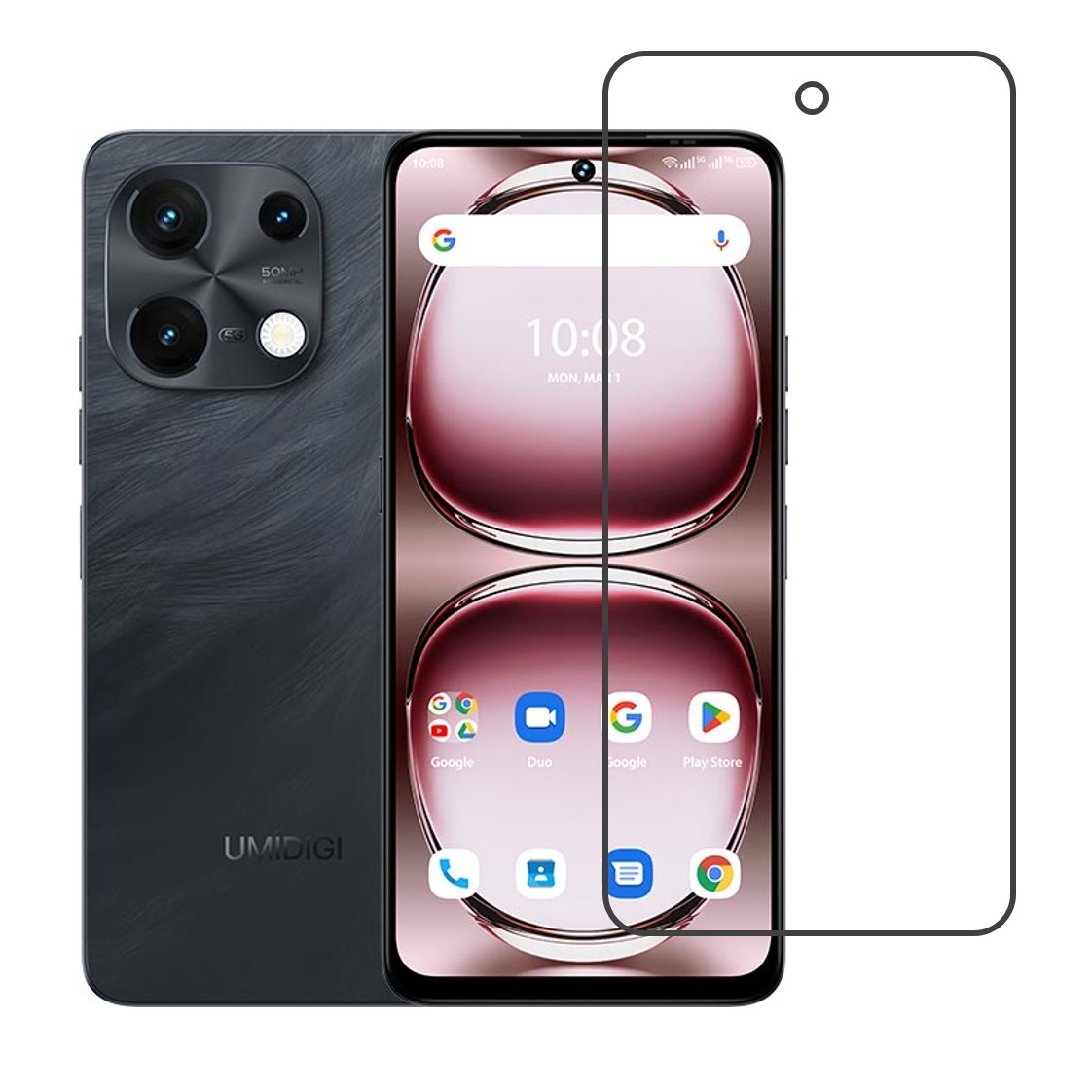 Umidigi Note 100 5G Compatible With Mobile Front Screen Protector  (Flexible Screen Protector)
