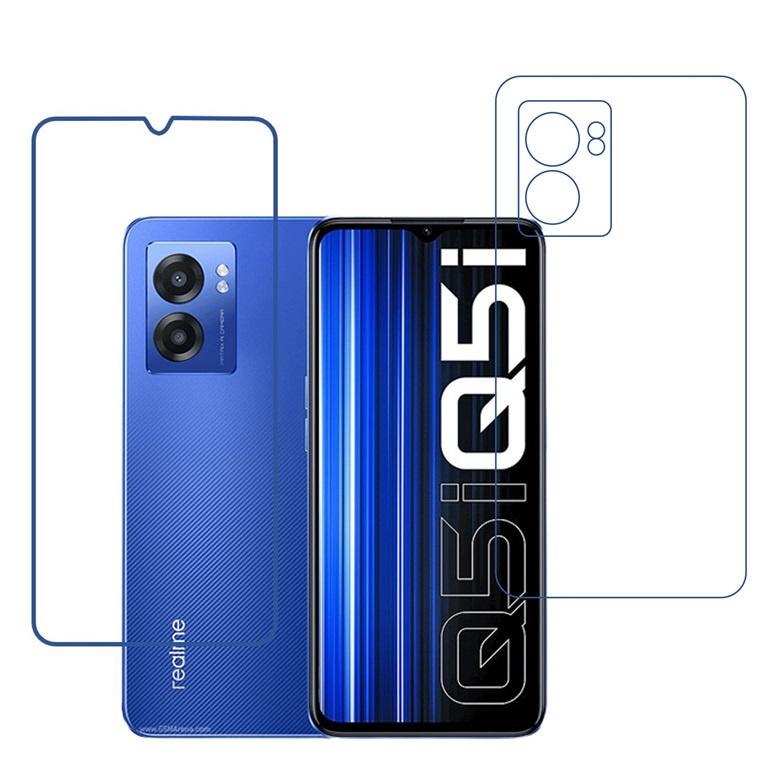 Realme Q5i 9H Front & Back Flexible Compatible Mobile Screen Protector (Not a Tempered glass)