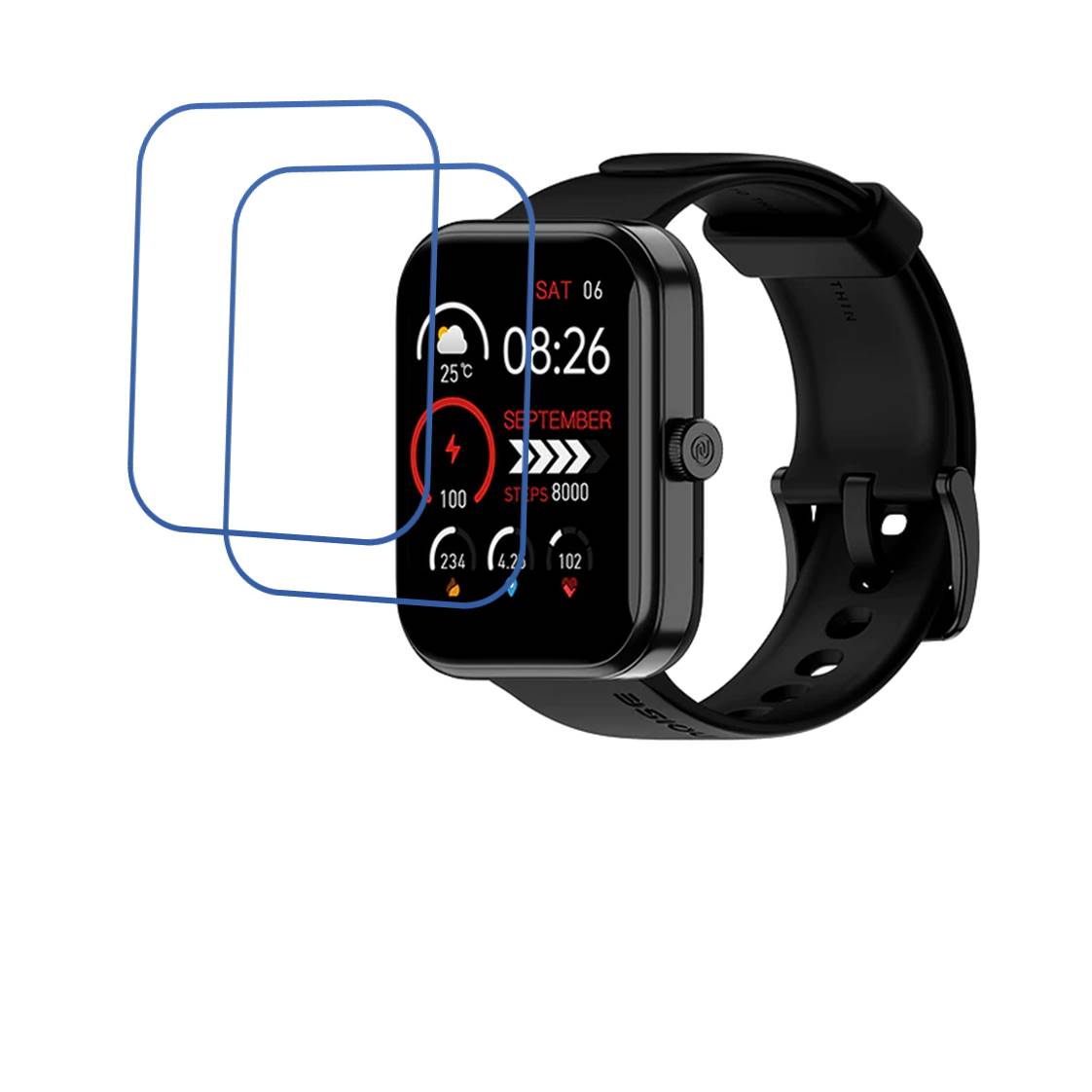 Nosie ColorFit Pulse 2 Max Smartwatch Screen Protector TPU Protective Compatible Flexible