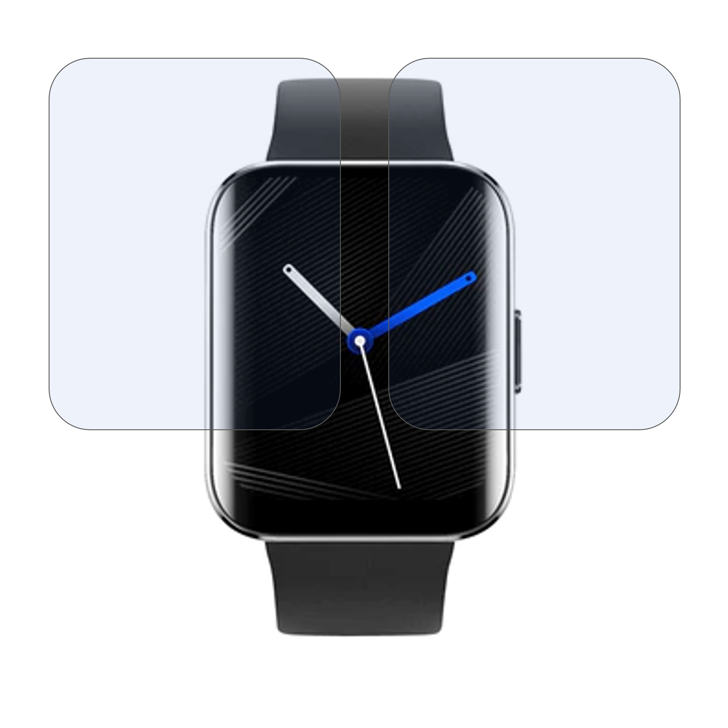 JUST CORSECA Stayfit J!VE Smart Watch Smartwatch Screen Protector 9H Protective Compatible Flexible