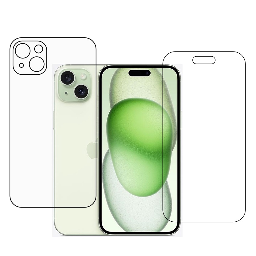 Apple iPhone 15 Plus Protective Compatible Mobile Screen Protector For (Not a Tempered glass)