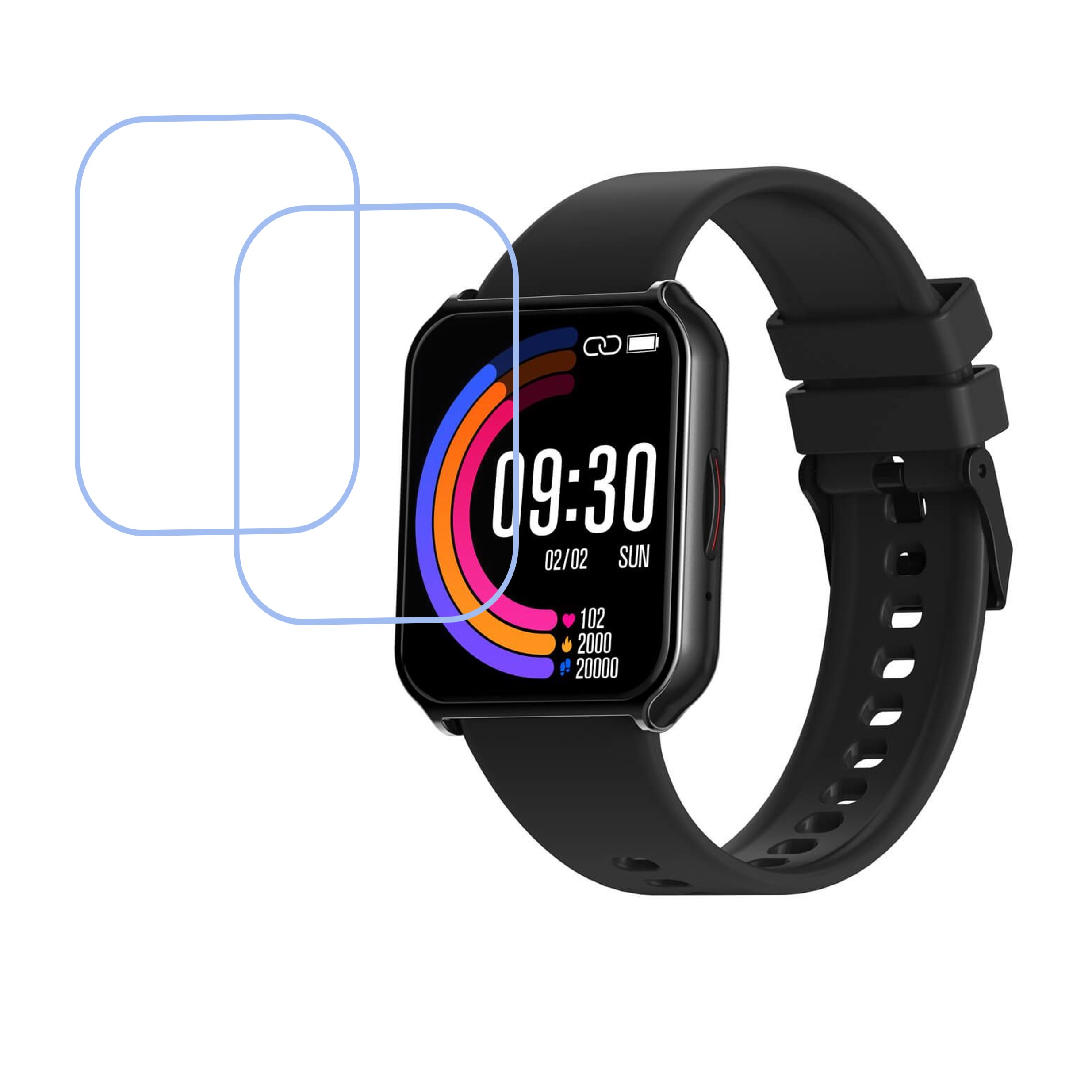 TIMEX FIT 3.0 TWTXW403T Smartwatch Screen Protector 9H Protective Compatible Flexible