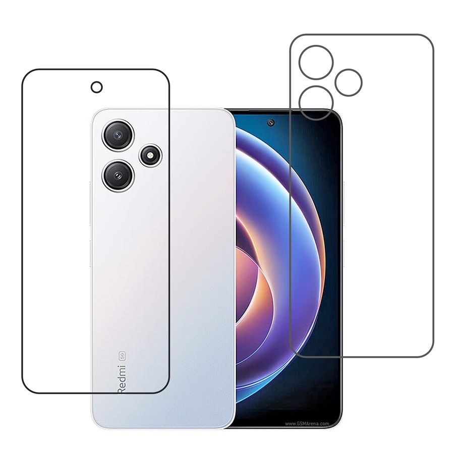 Xiaomi Redmi Note 12R Protective Front & Back Compatible Mobile Screen Protector