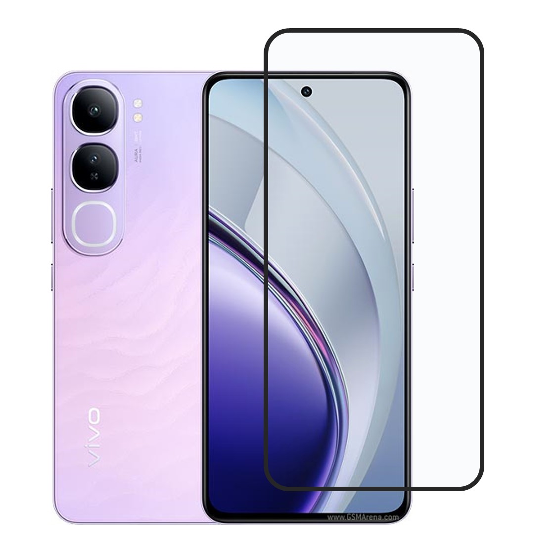 Tempered Glass Screen Protector Guard Compatible With Vivo Y78/Y200/Y200E/T3 5G/Iqoo Z9 5G/Y200 Asia Edge to Edge Coverage With Free Installation Kit (Tempered Glass)