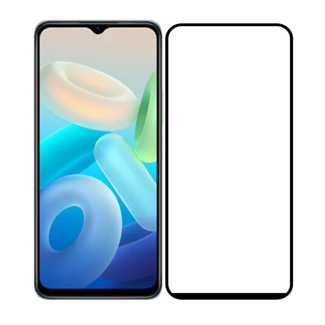 Tempered Glass Screen Protector Guard Compatible With Vivo Y55s/Y56/Y22/Y16/Y02s/Y31 2020/Y51/Y51A/Y12s/Y15s/Y31s Edge to Edge Coverage With Free Installation Kit (Tempered Glass)