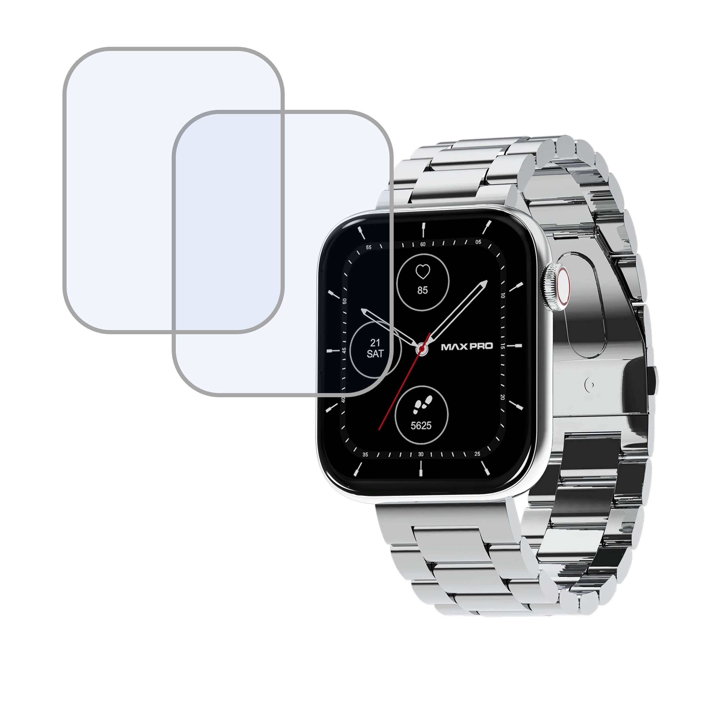 Maxima Max Pro Coral Smartwatch Screen Protector 9H Protective Compatible Flexible