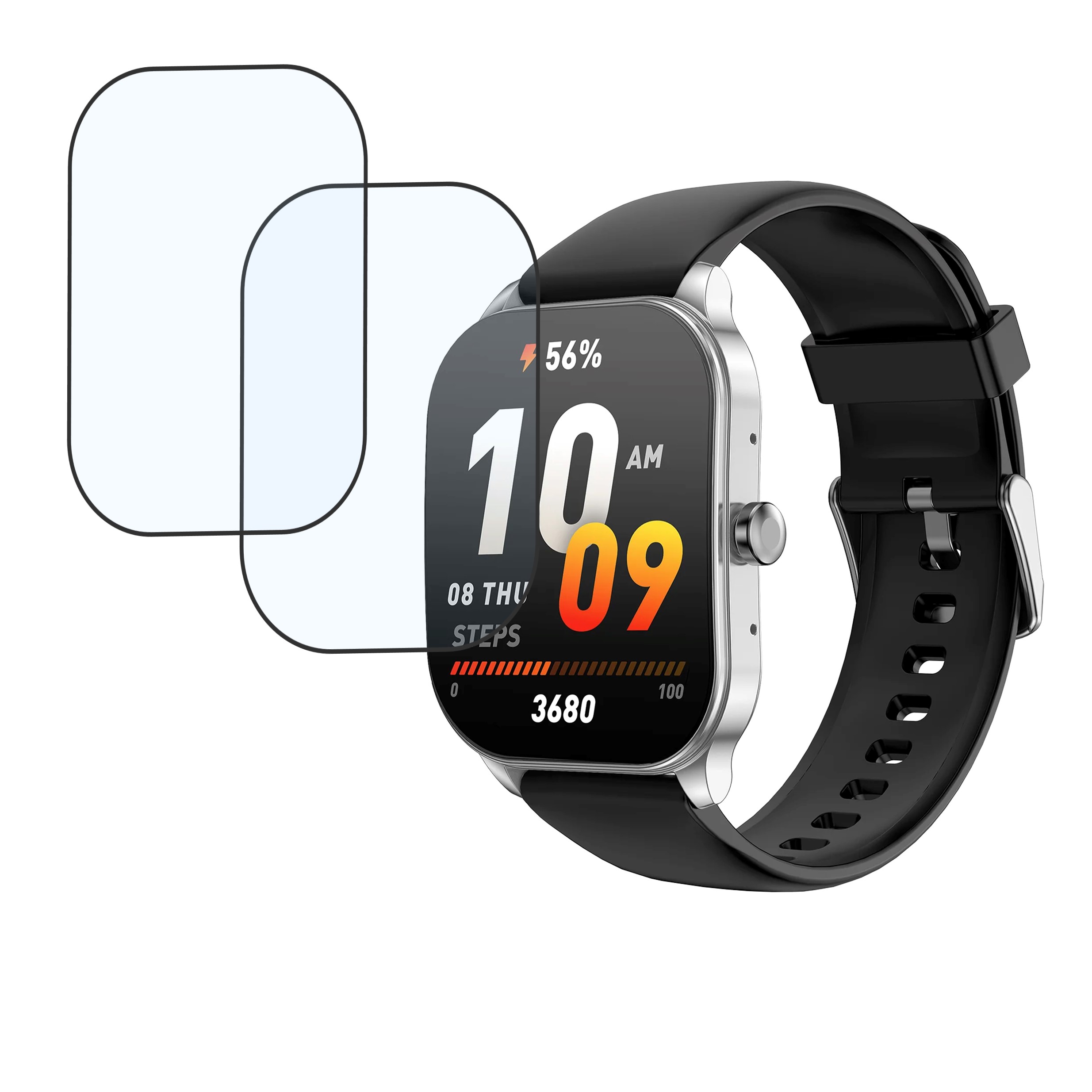 Amazfit Pop 3S Smartwatch Screen Protector 9H Protective Compatible Flexible