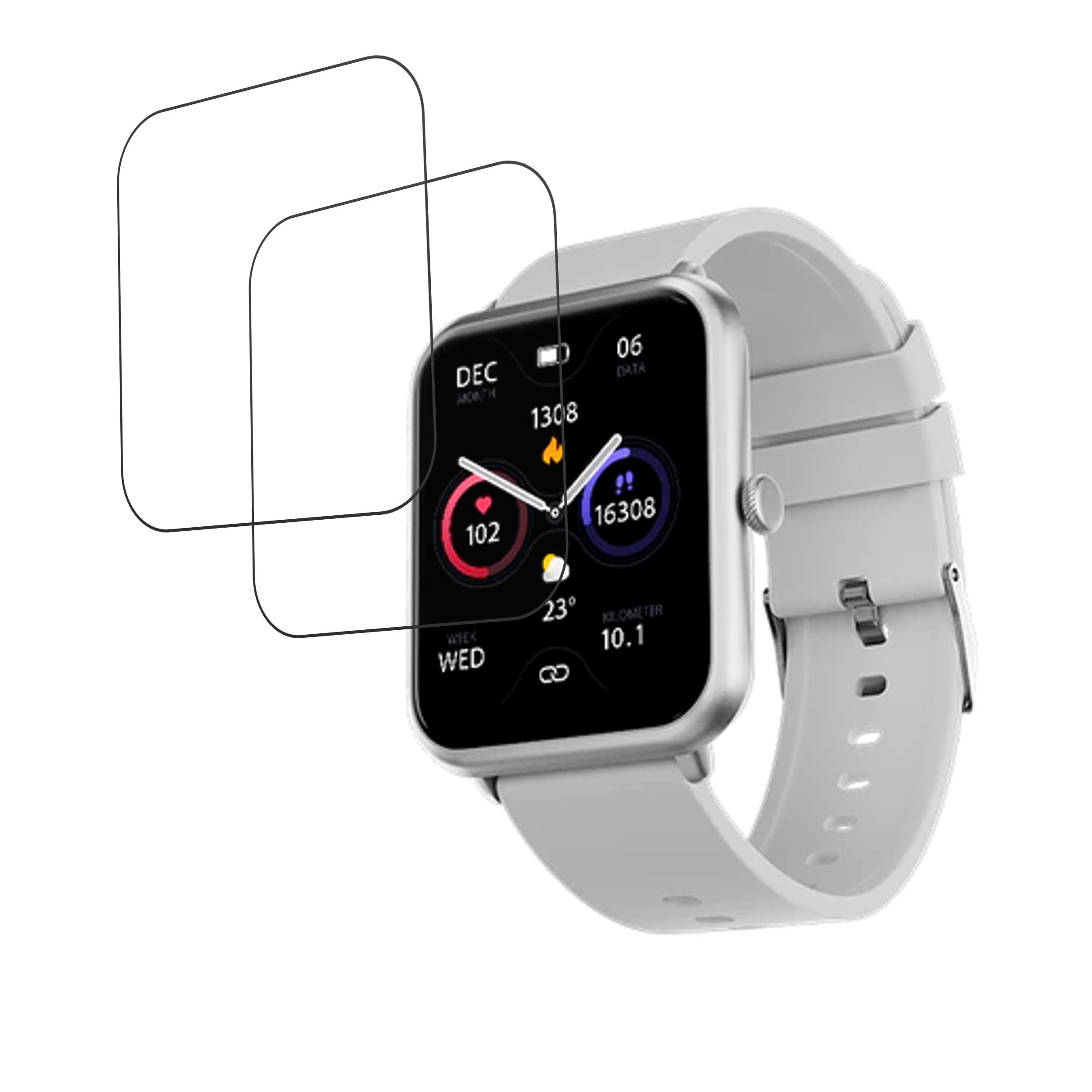Fire Boltt Ninja Call Pro Smartwatch Screen Protector 9H Protective Compatible Flexible