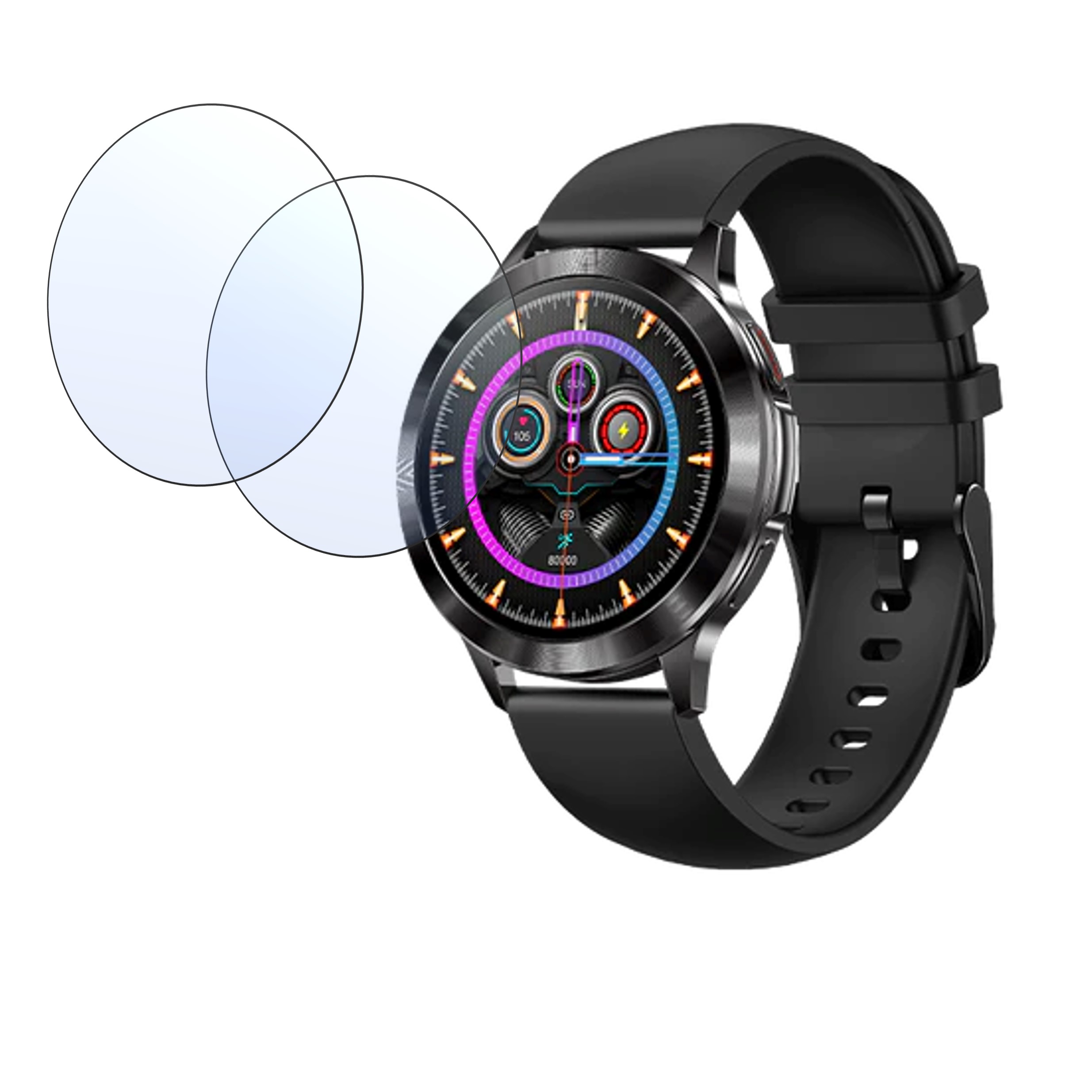Fire Boltt Mystic Smartwatch Screen Protector 9H Protective Compatible Flexible