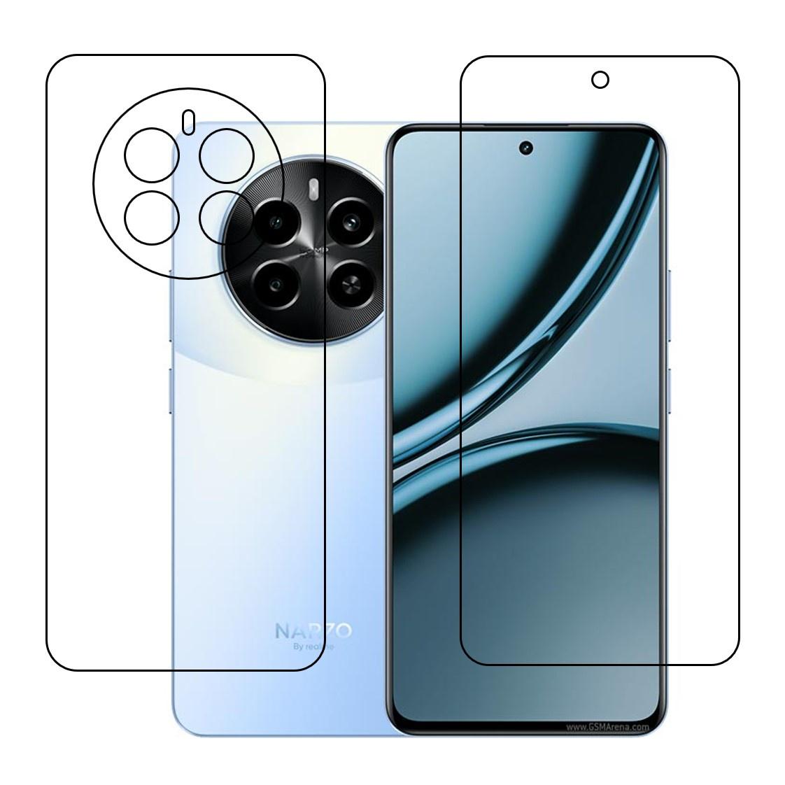Realme Narzo 70 (Front & Back) 9H Protective Flexible Compatible Mobile Screen Protector