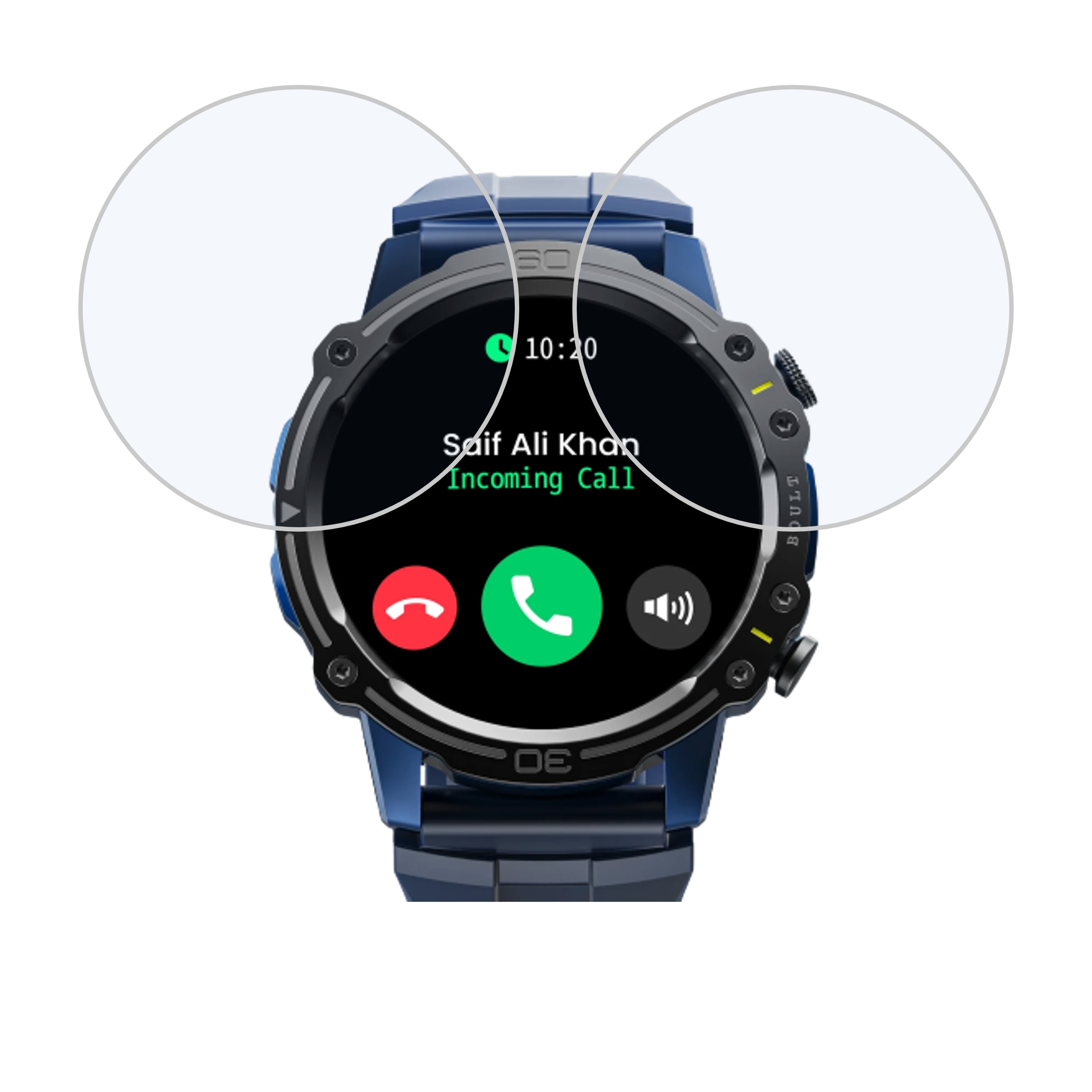 Boult Sterling Smartwatch Screen Protector 9H Protective Compatible Flexible