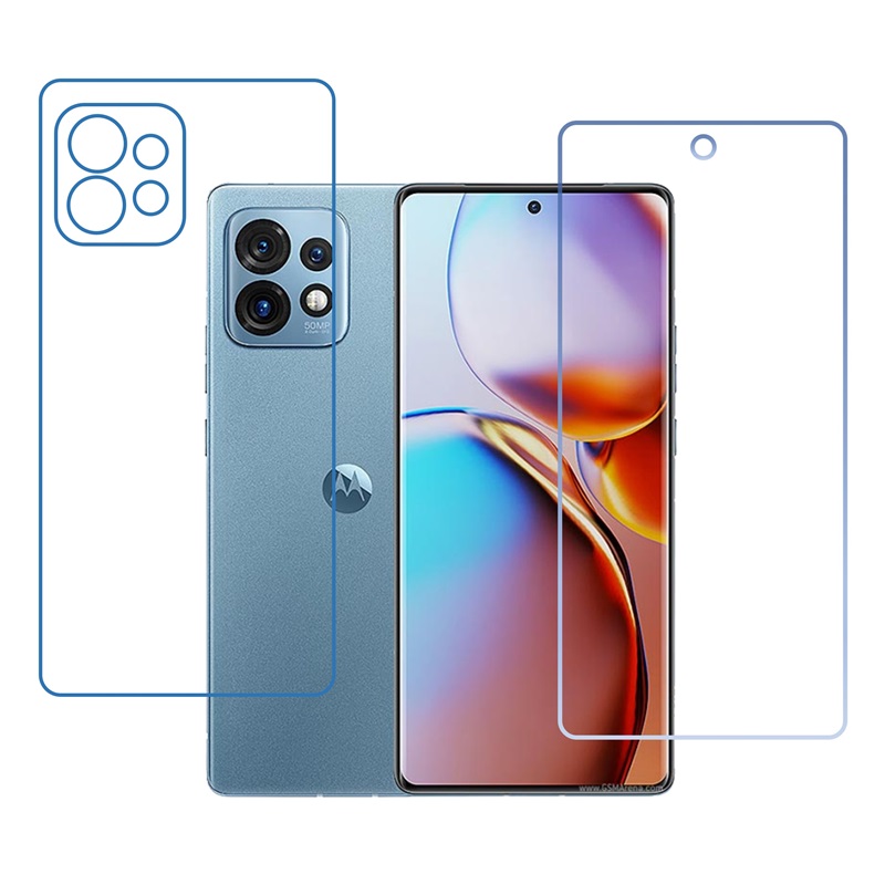 Motorola Moto X40 TPU Protective Compatible Mobile Screen Protector For Front & Back (Not a Tempered glass)