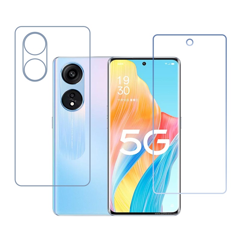 Oppo A1 Pro TPU Protective Compatible Mobile Screen Protector For Front & Back (Not a Tempered glass)