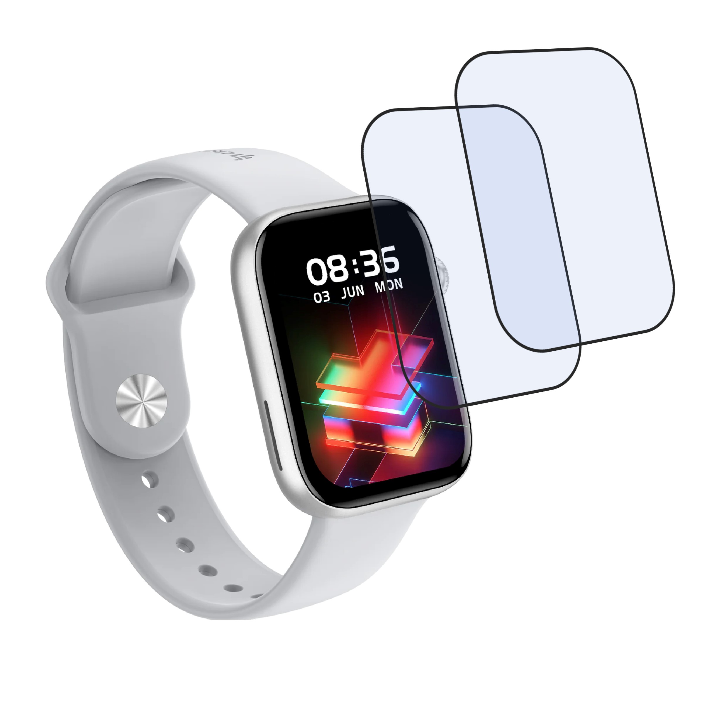 Crossbeats Ignite Stellr Smartwatch Screen Protector 9H Protective Compatible Flexible