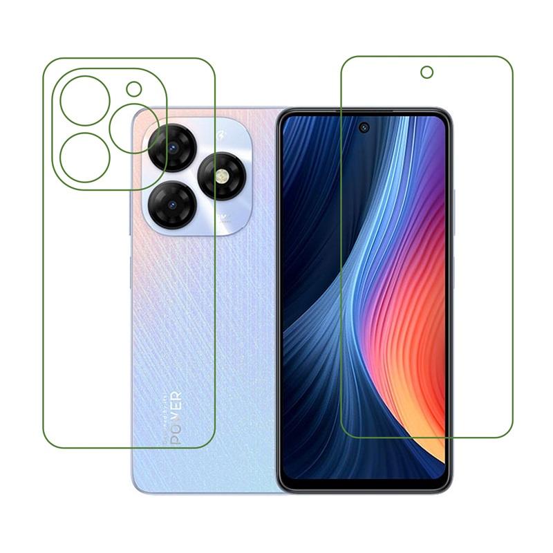 itel P55 (Front & Back) 9H Protective Compatible Flexible Unbreakable Mobile Screen Protector