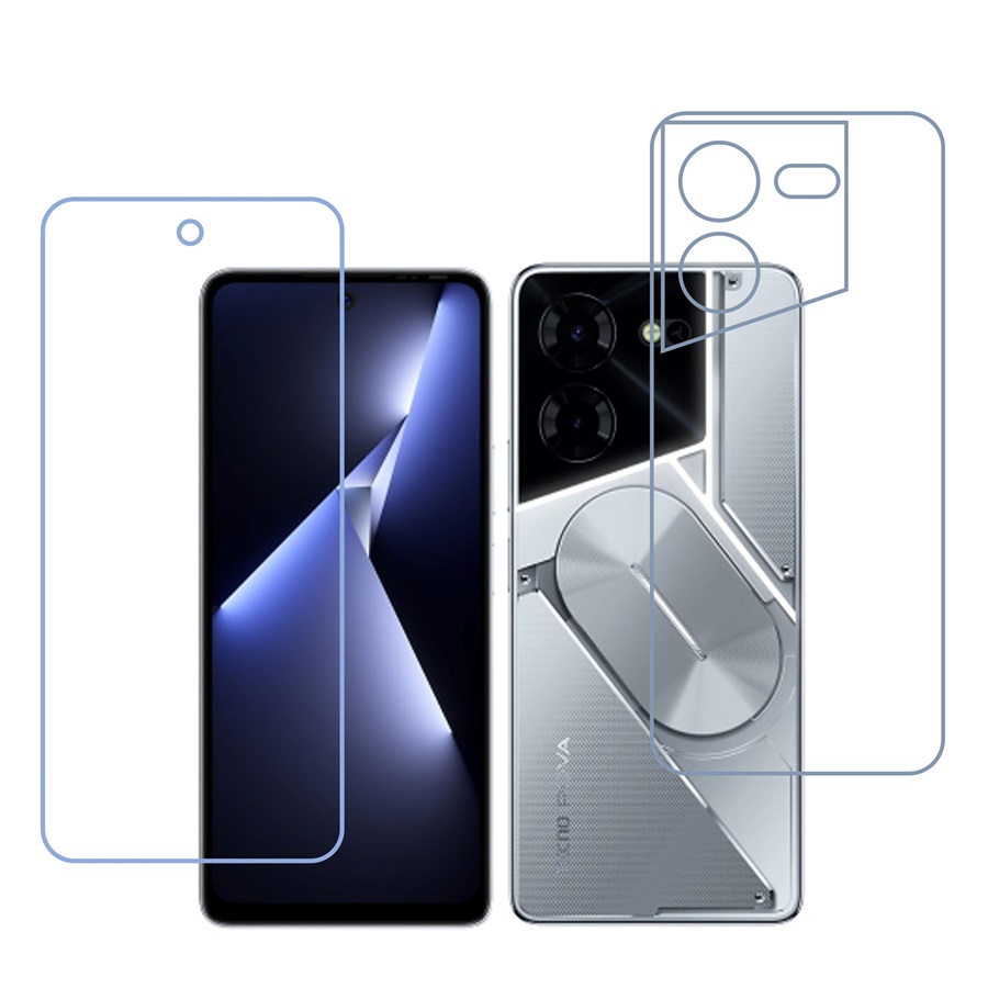 Tecno Pova 5 Pro Protective Front & Back Compatible Mobile Screen Protector