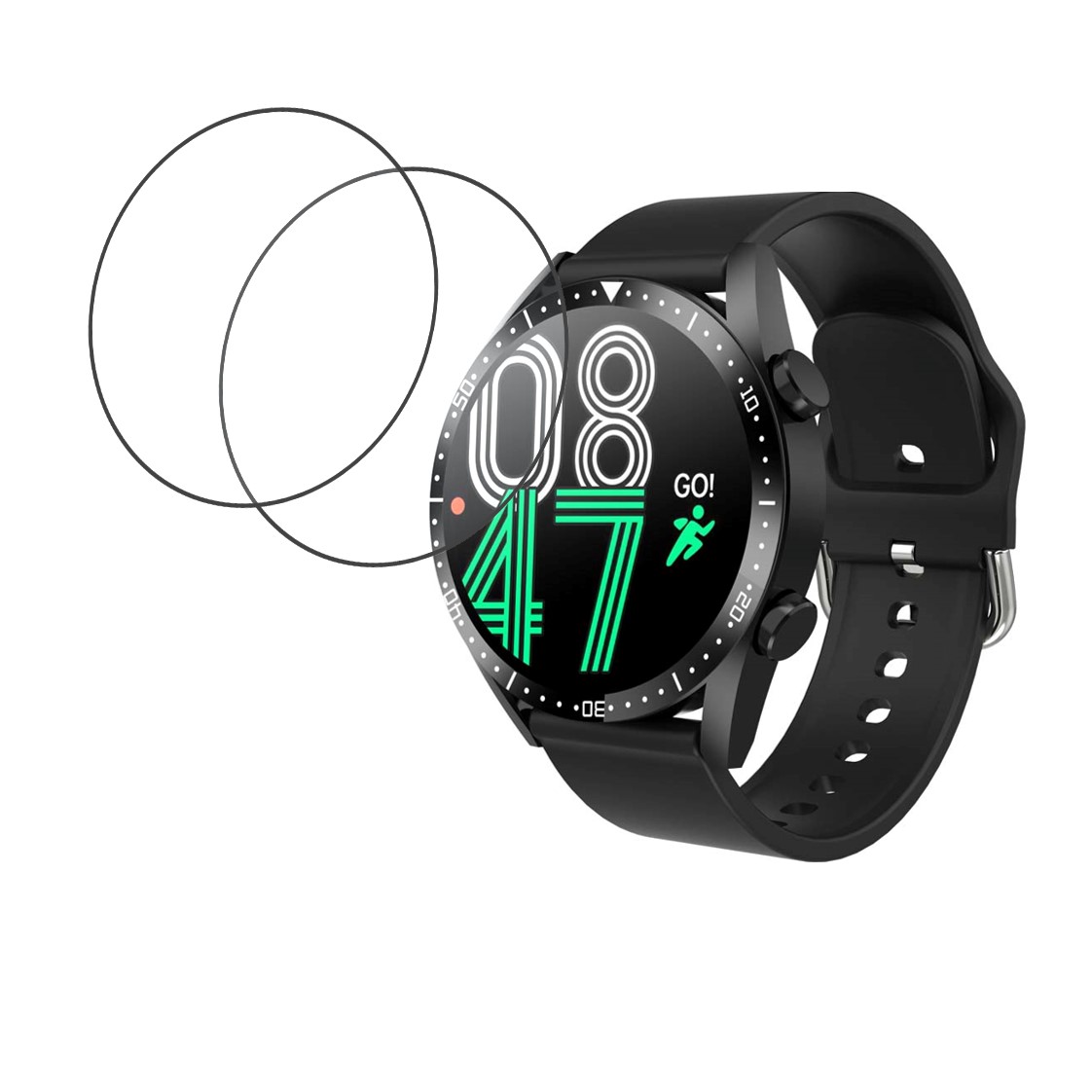 X.CELL SMART WATCH CLASSIC 3 TALK LITE Compatible Smartwatch Screen Protector (Pack of 02)