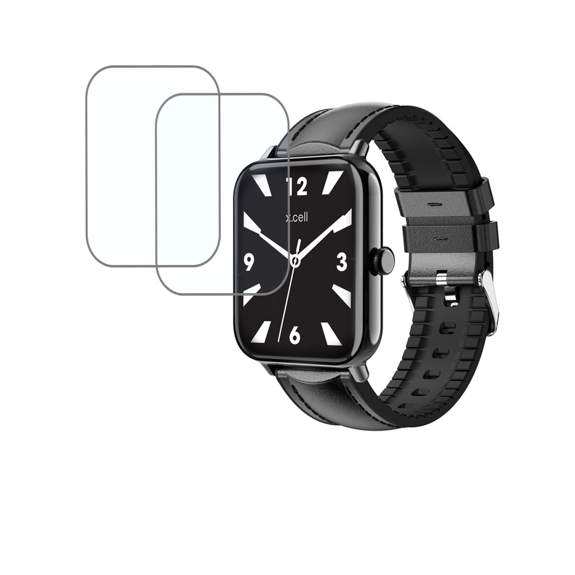 X.Cell G8 PRO Compatible Smartwatch Screen Protector (Pack of 02)