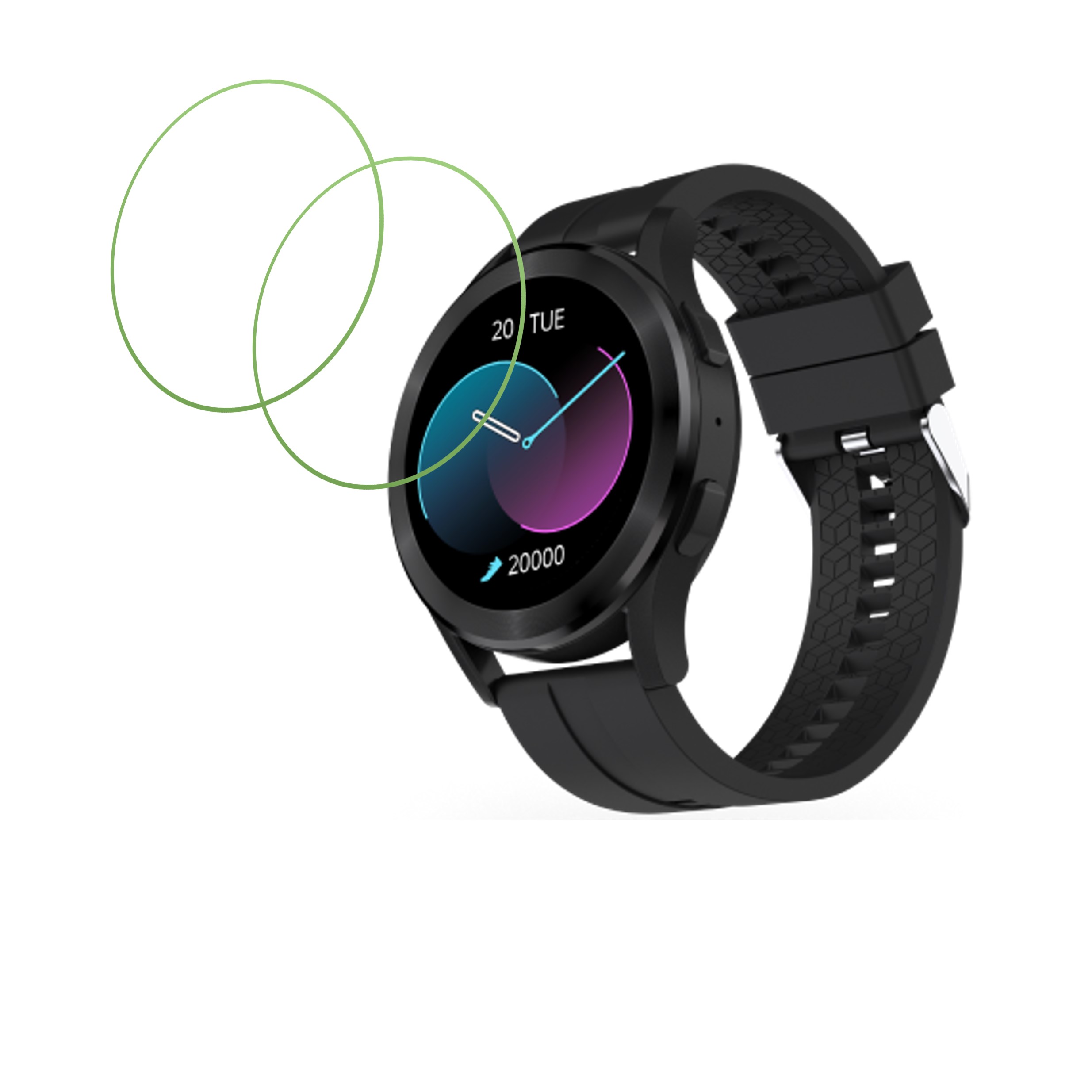 SENS EDYSON 2 Smartwatch Screen Protector 9H Protective Compatible Flexible