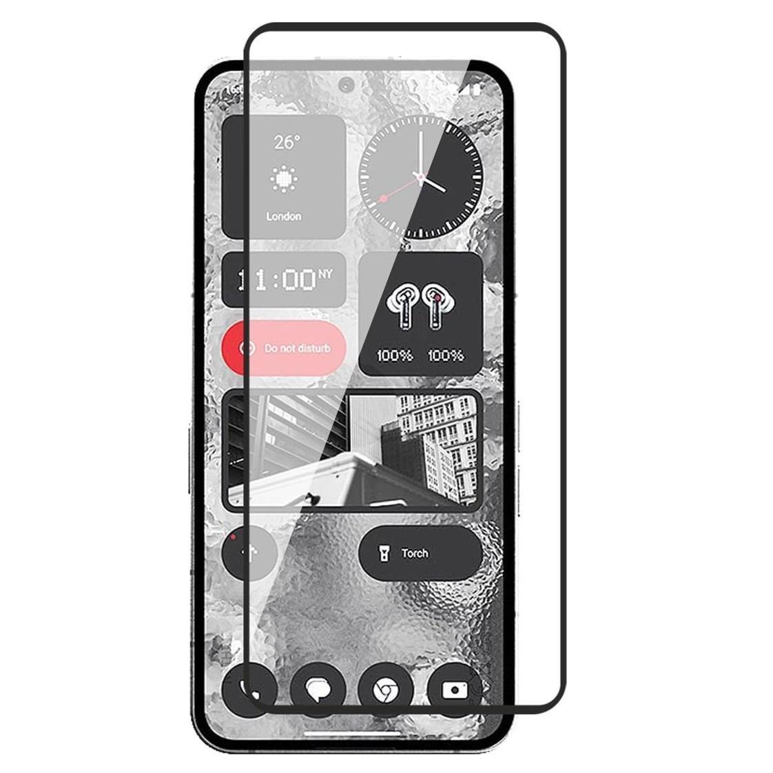 Nothing Phone 2A Compatible Tempered Glass Edge to Edge screen covered Fast Fingerprint Unlock