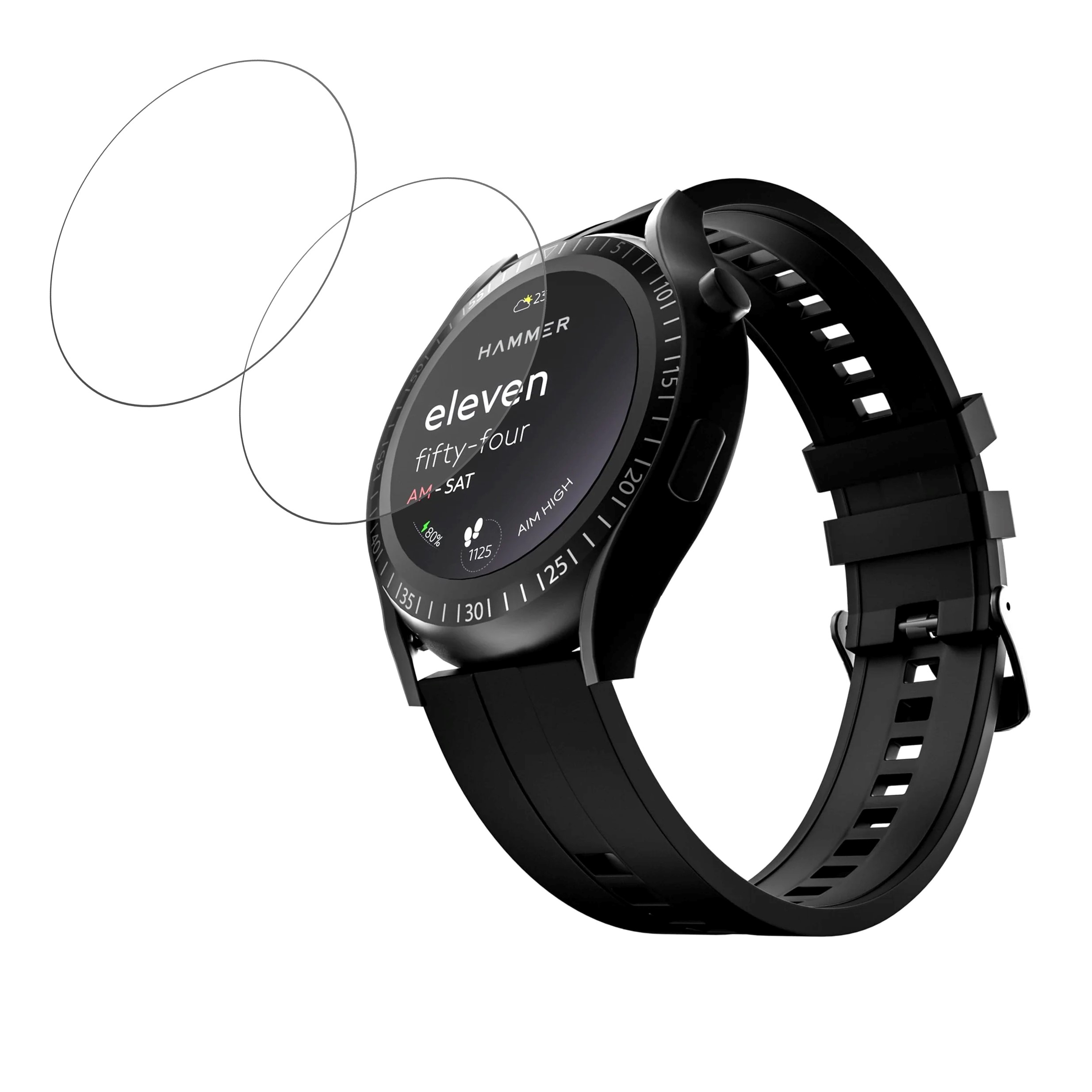 Hammer Ace Plus Smartwatch Screen Protector 9H Protective Compatible Flexible