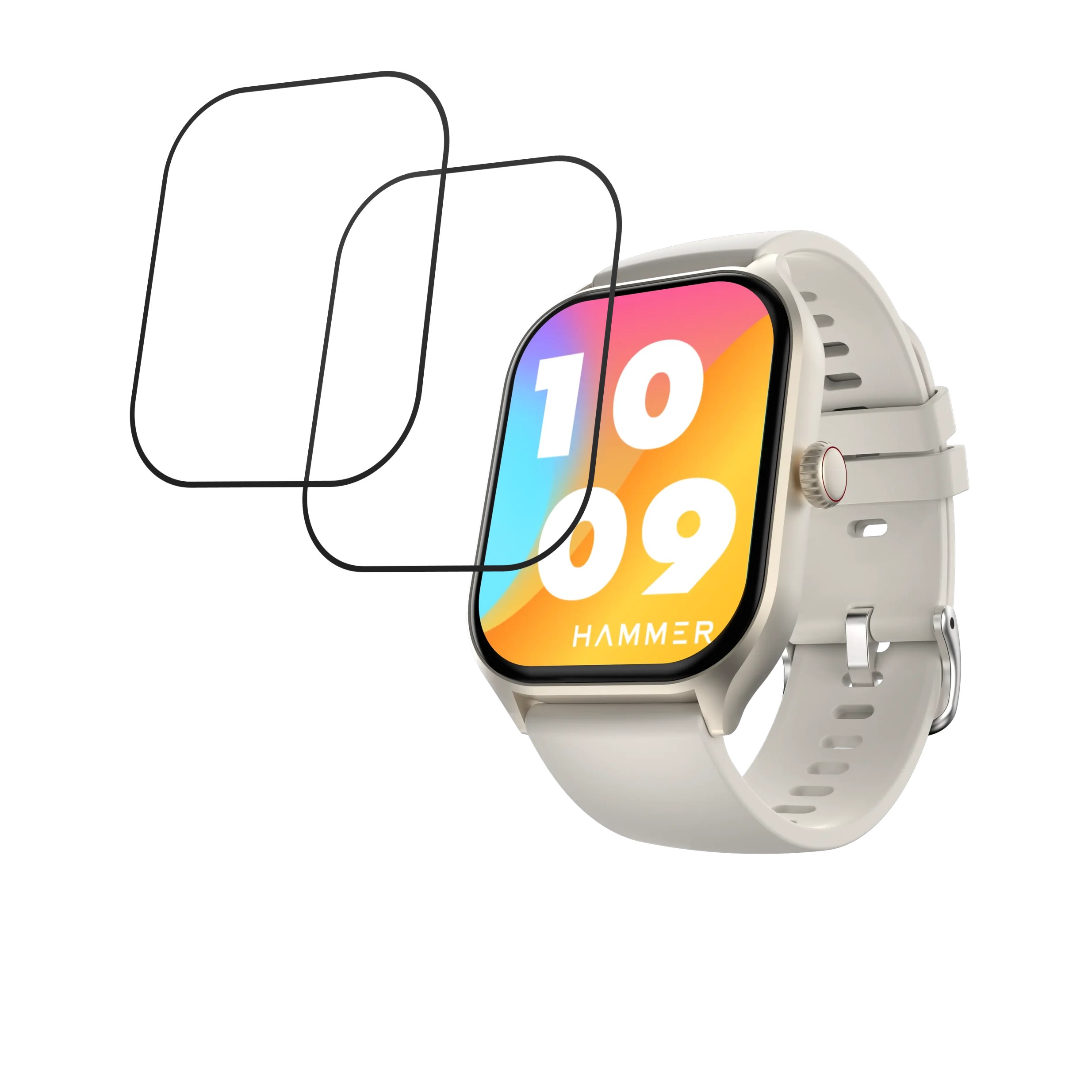 Hammer Polar 2.01 Smartwatch Screen Protector 9H Protective Compatible Flexible