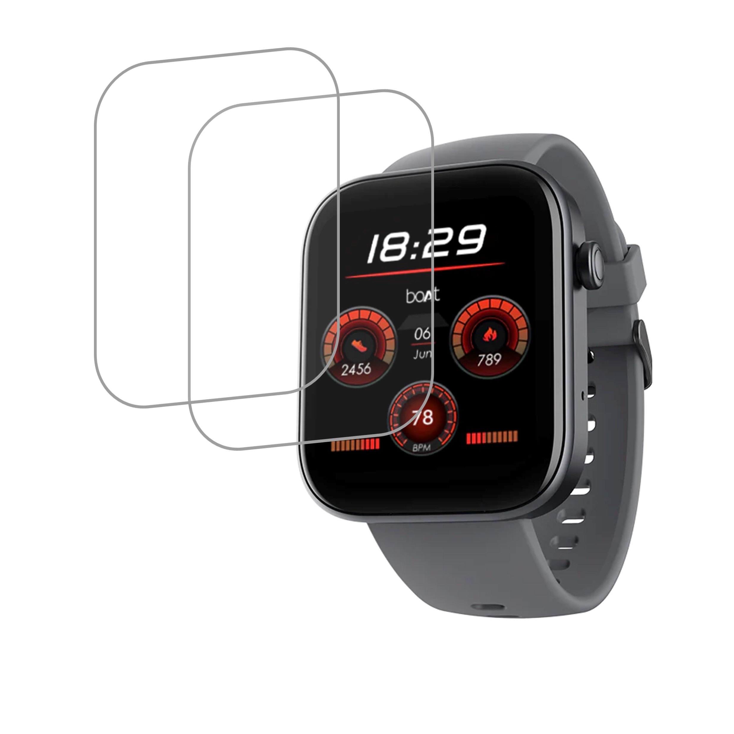 boAt Wave Call 2 Smartwatch Screen Protector 9H Protective Compatible Flexible