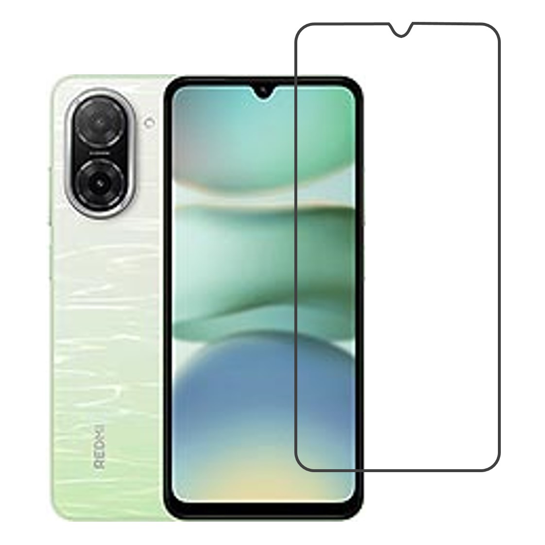 Xiaomi Poco C71 Compatible With Mobile Front Screen Protector  (Flexible Screen Protector)