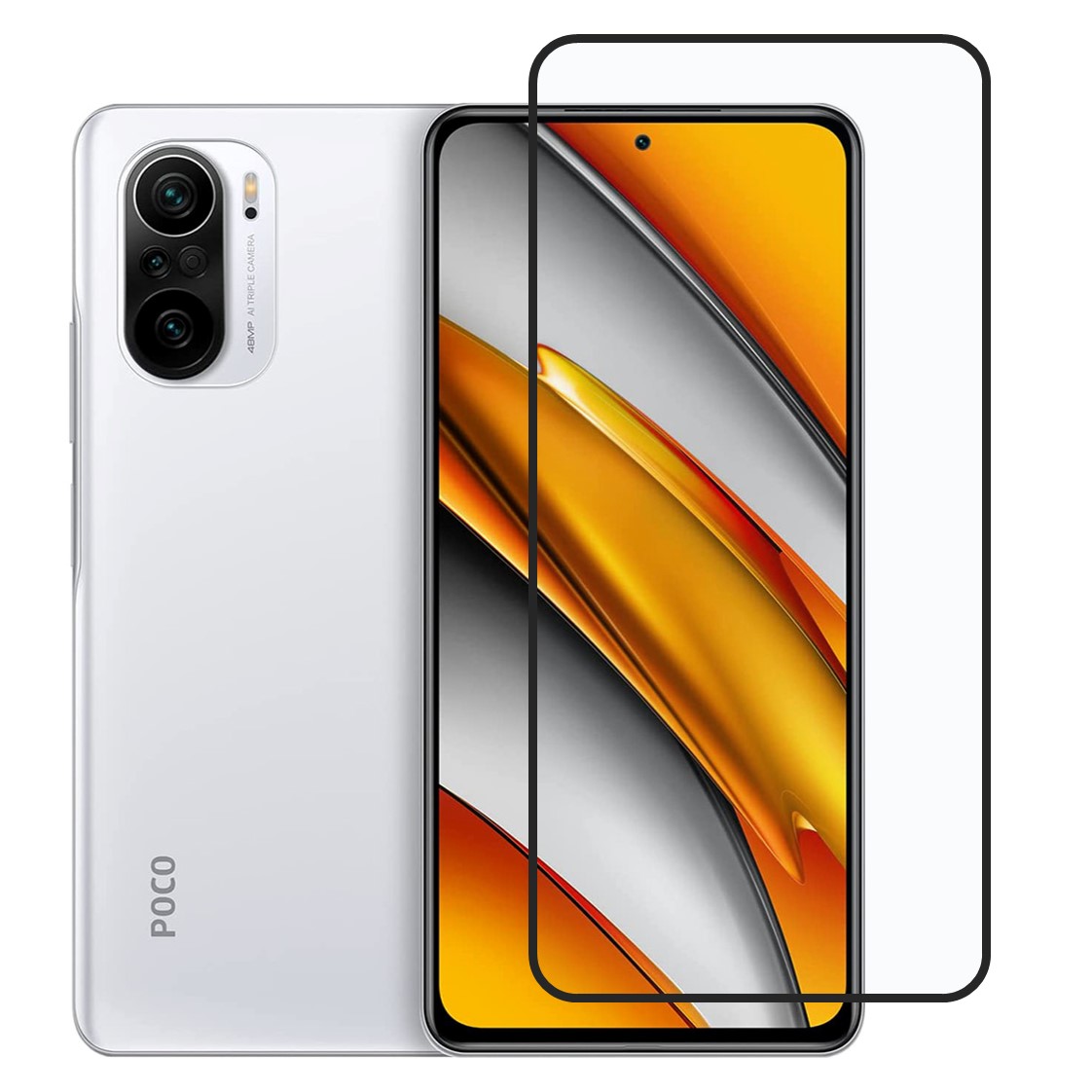 Tempered Glass Screen Protector Guard Compatible With Mi Poco F3/Poco F4 5G/X2/K30S/X3/X3 Pro/M2 Pro/X4 Pro 5G Edge to Edge Coverage With Free Installation Kit (Tempered Glass)