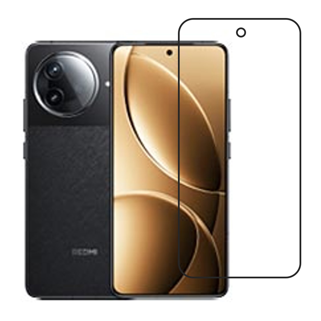 Xiaomi Poco F7 Pro Compatible With Mobile Front Screen Protector  (Flexible Screen Protector)