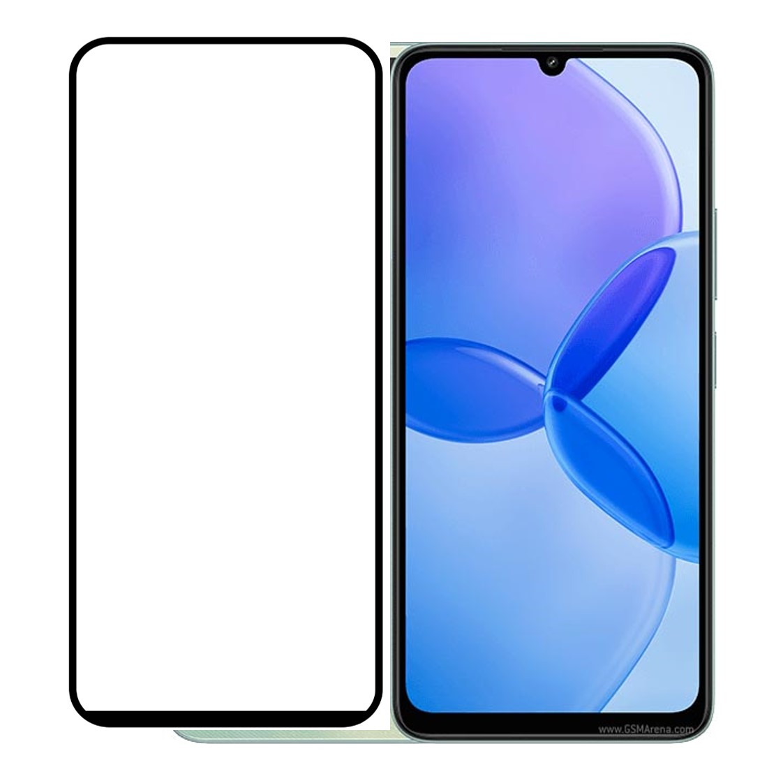 Tempered Glass Screen Protector Guard Compatible With Xiaomi Redmi 13R/13C/13C 5G Edge to Edge Coverage With Free Installation Kit (Tempered Glass)