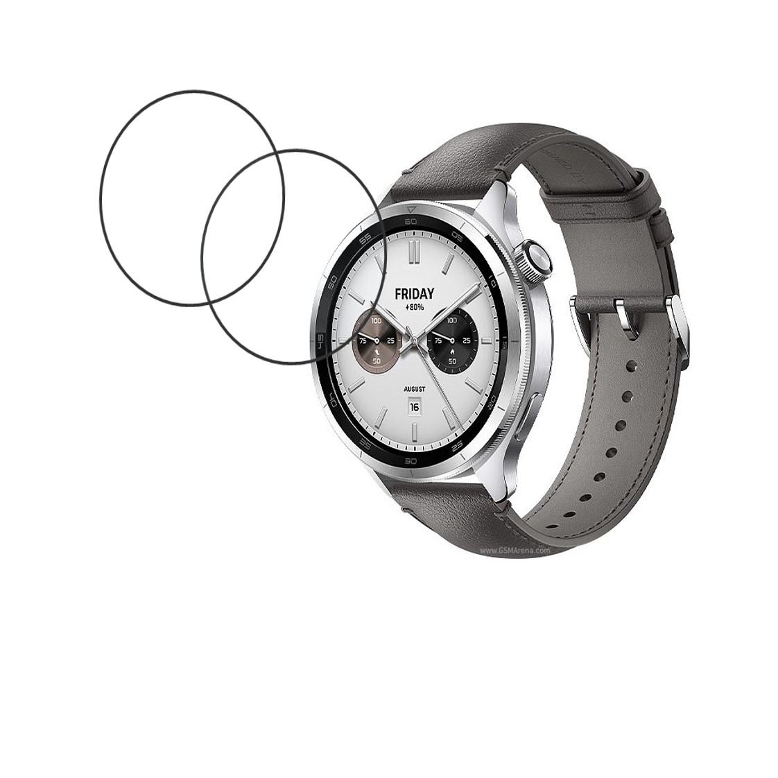 Xiaomi Watch S4 Compatible Smartwatch Screen Protector (Pack of 02)