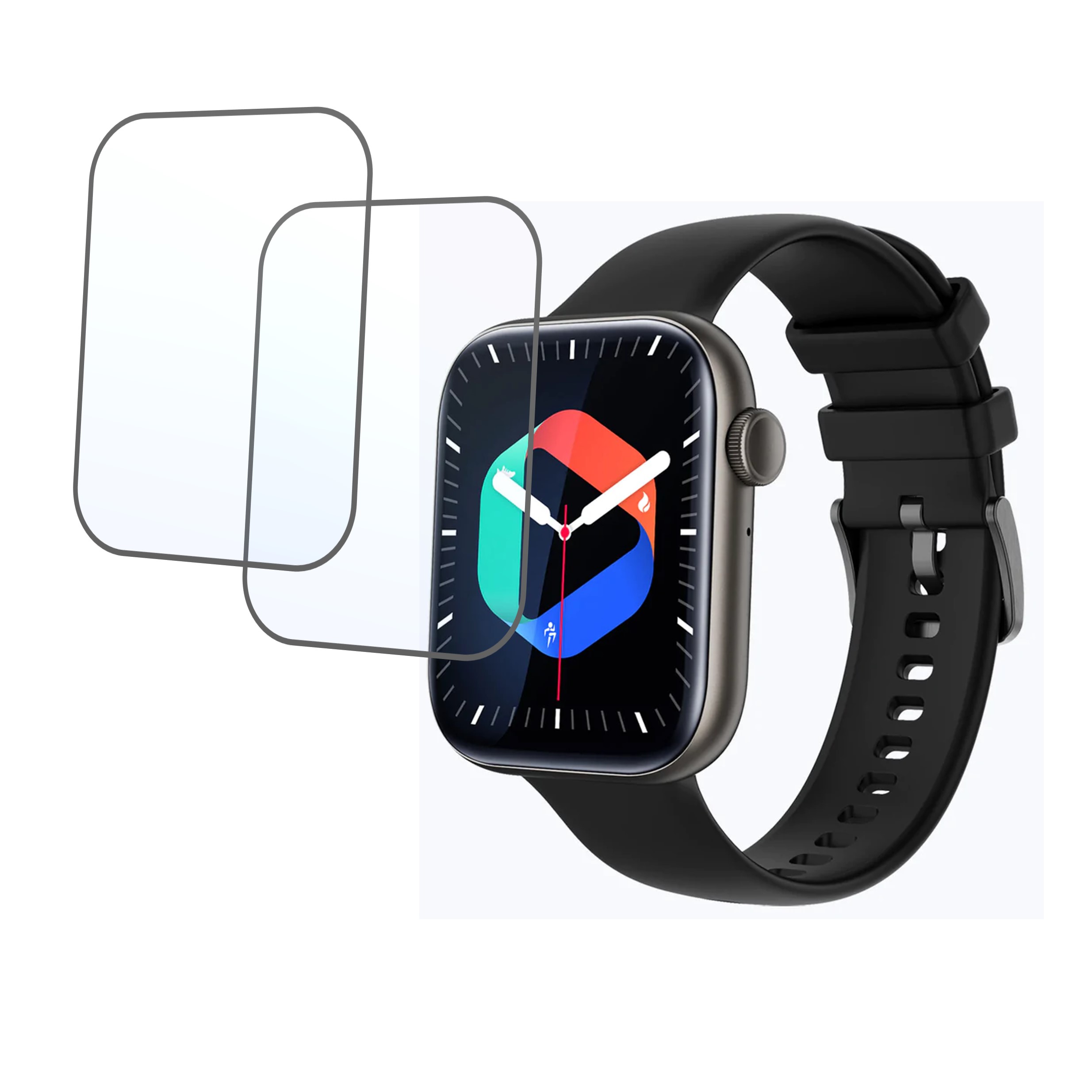 Zebronics Unbeatable (Zeb-FIT480CH) Smartwatch Screen Protector 9H Protective Compatible Flexible