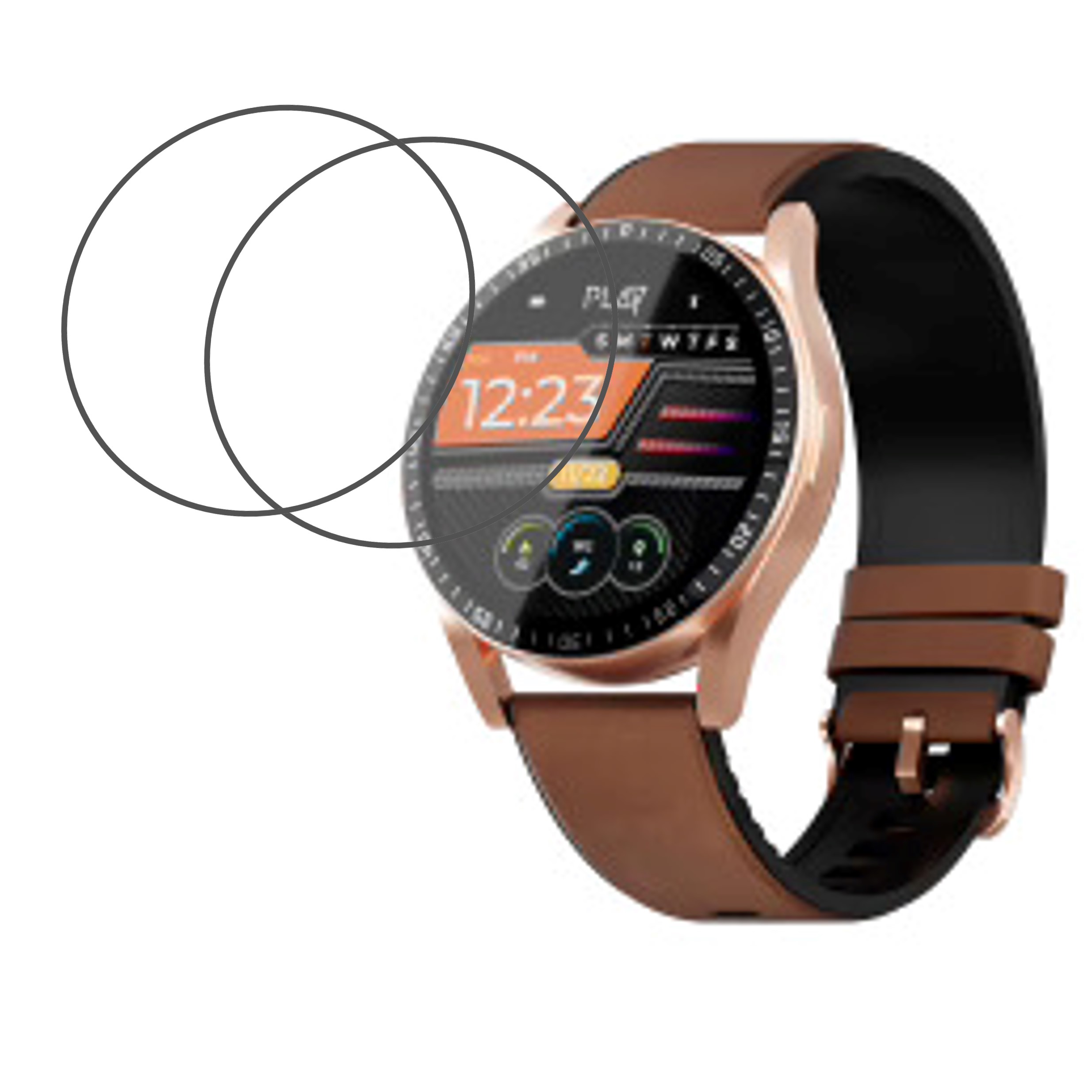 PLAYFIT SLIM2C Smartwatch Screen Protector 9H Protective Compatible Flexible