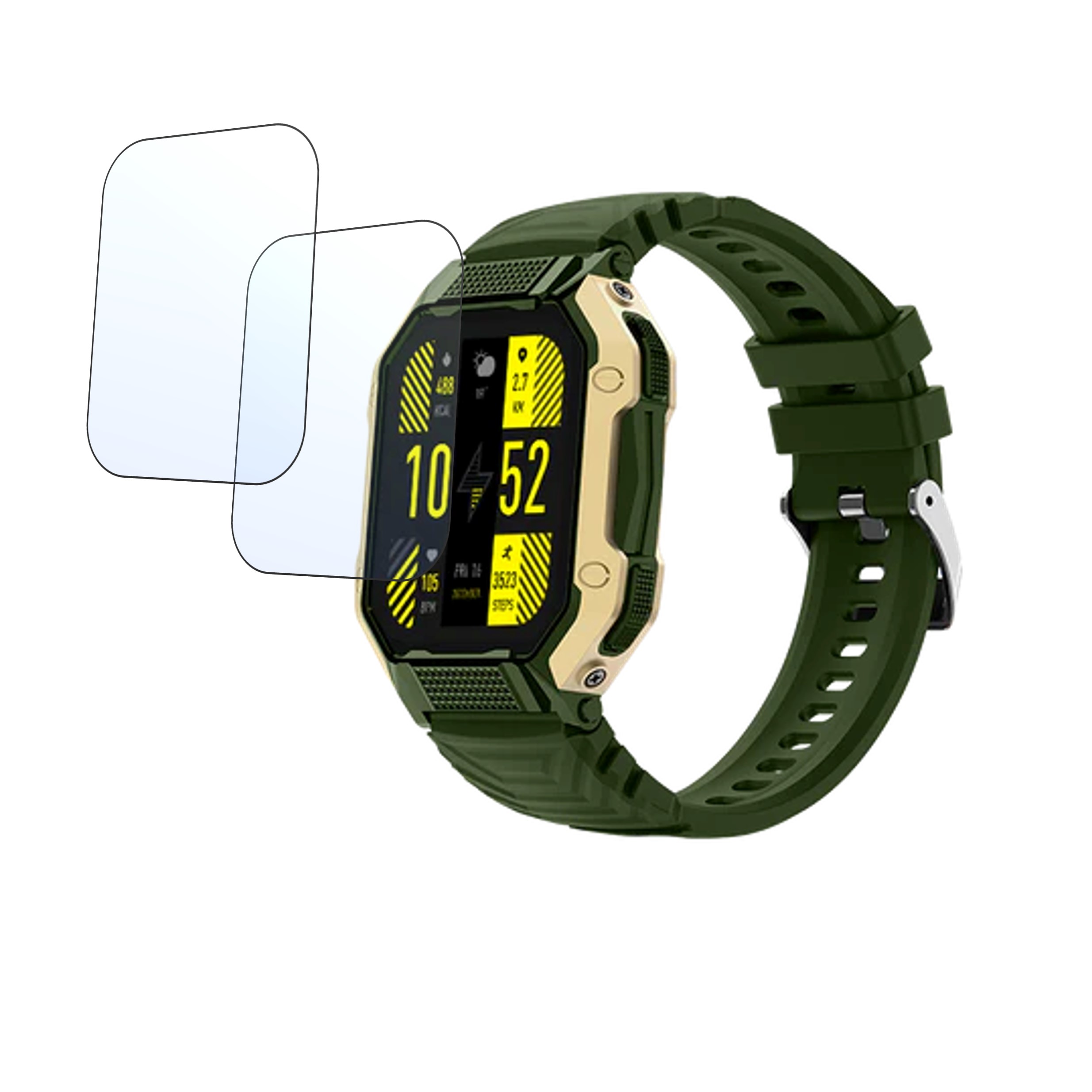 Fire Boltt Shark Smartwatch Screen Protector 9H Protective Compatible Flexible