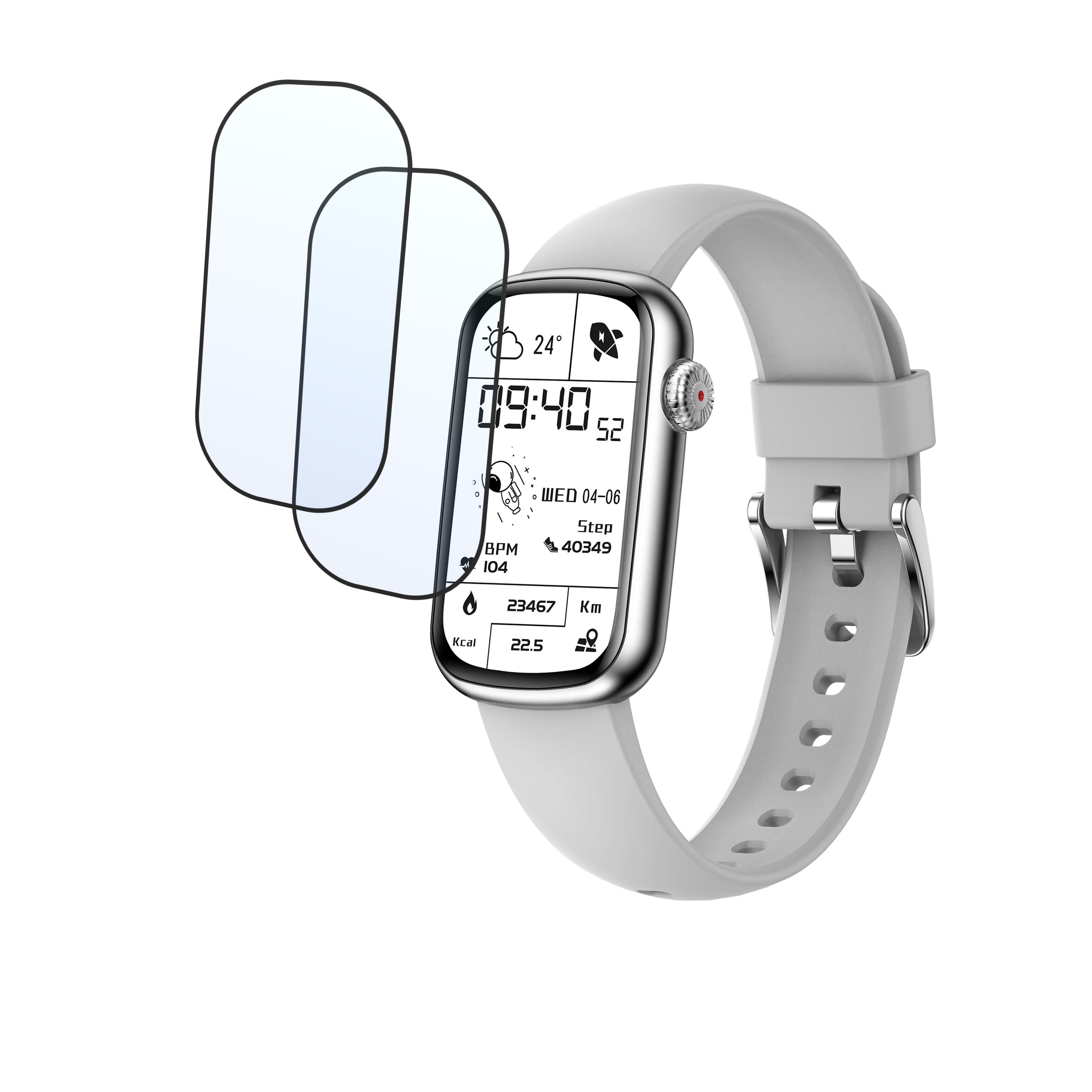 Fire Boltt Dawn Smartwatch Screen Protector 9H Protective Compatible Flexible