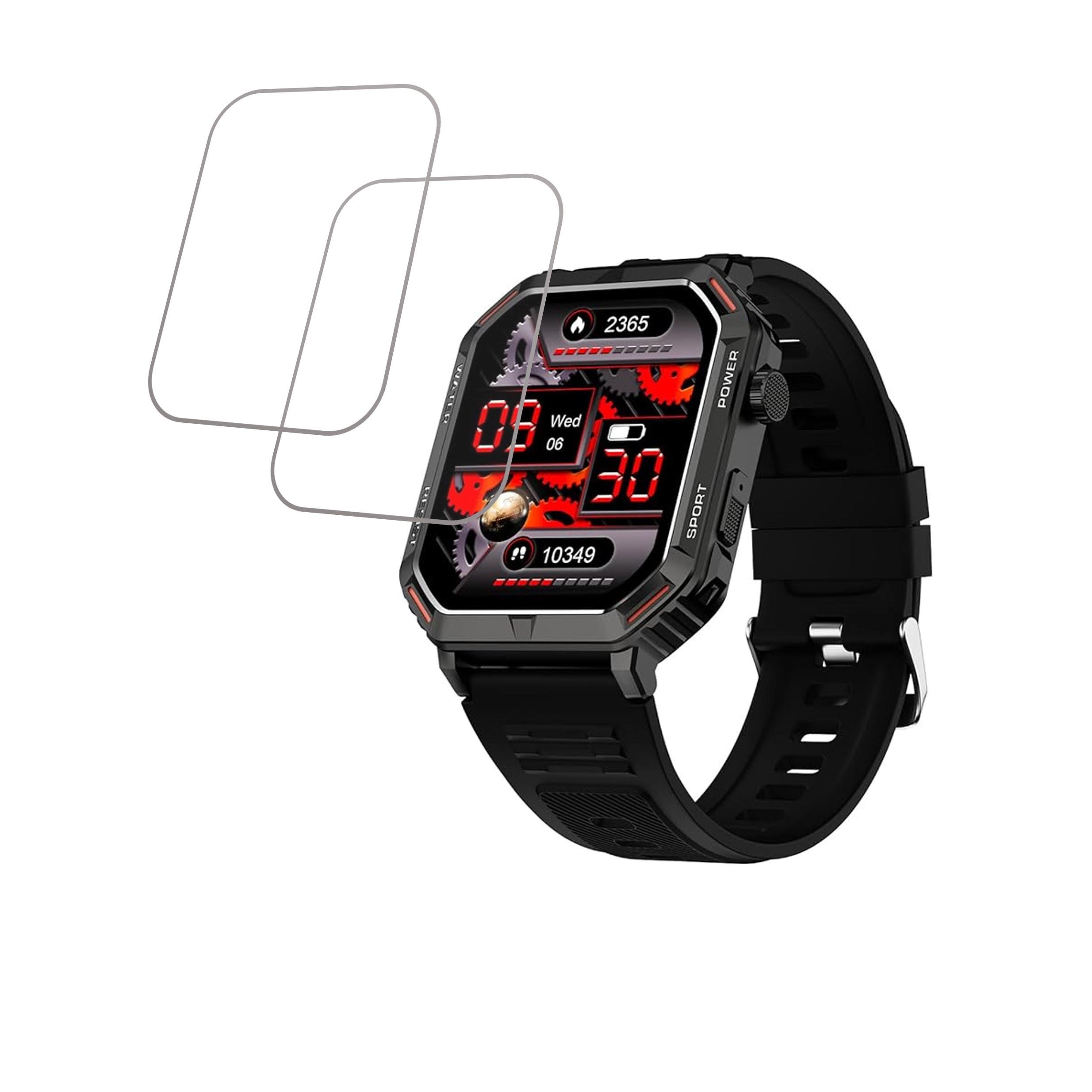 Fire-Boltt Strike Smartwatch Screen Protector 9H Protective Compatible Flexible