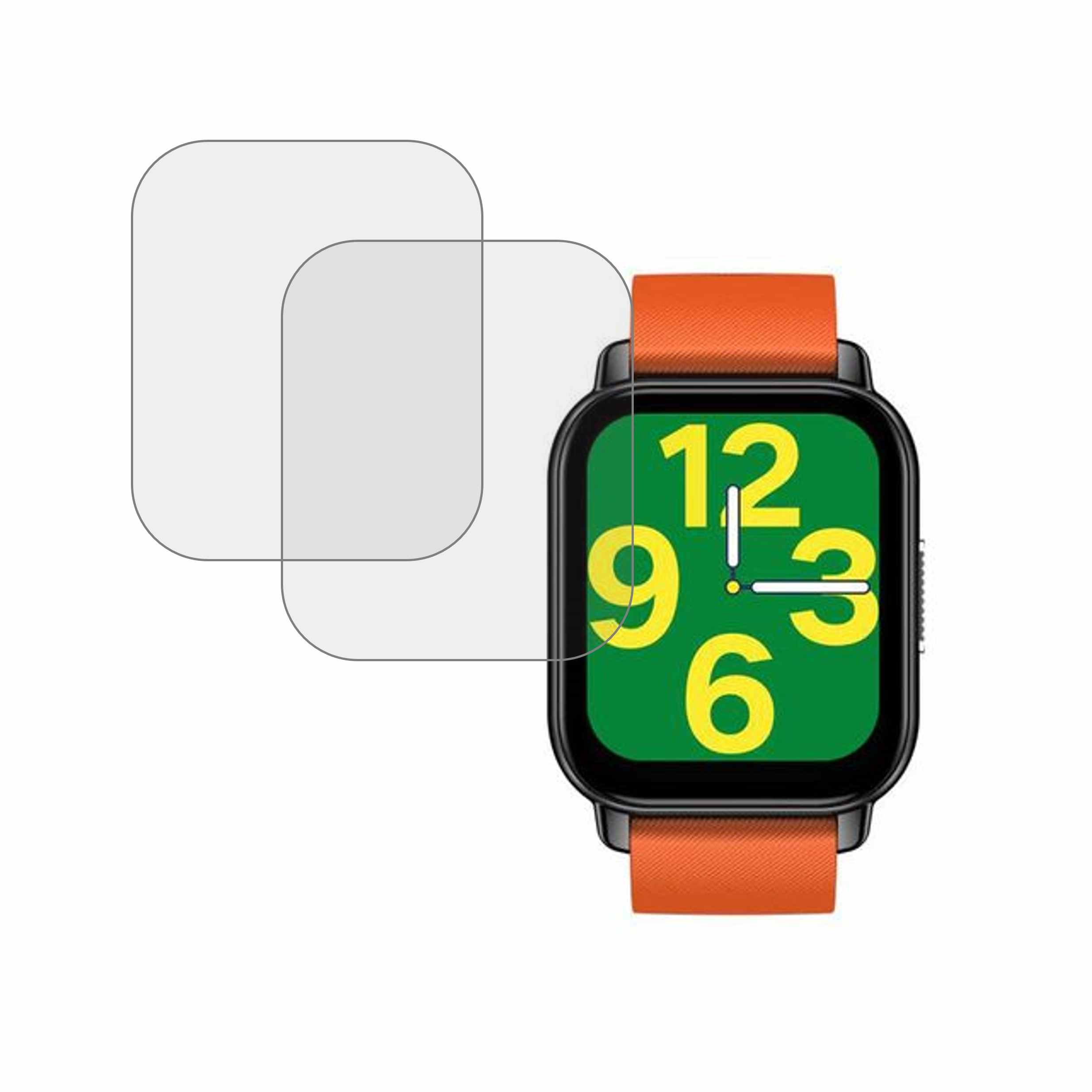 ZEBLAZE BTALK Compatible Smartwatch Screen Protector (Pack of 02)