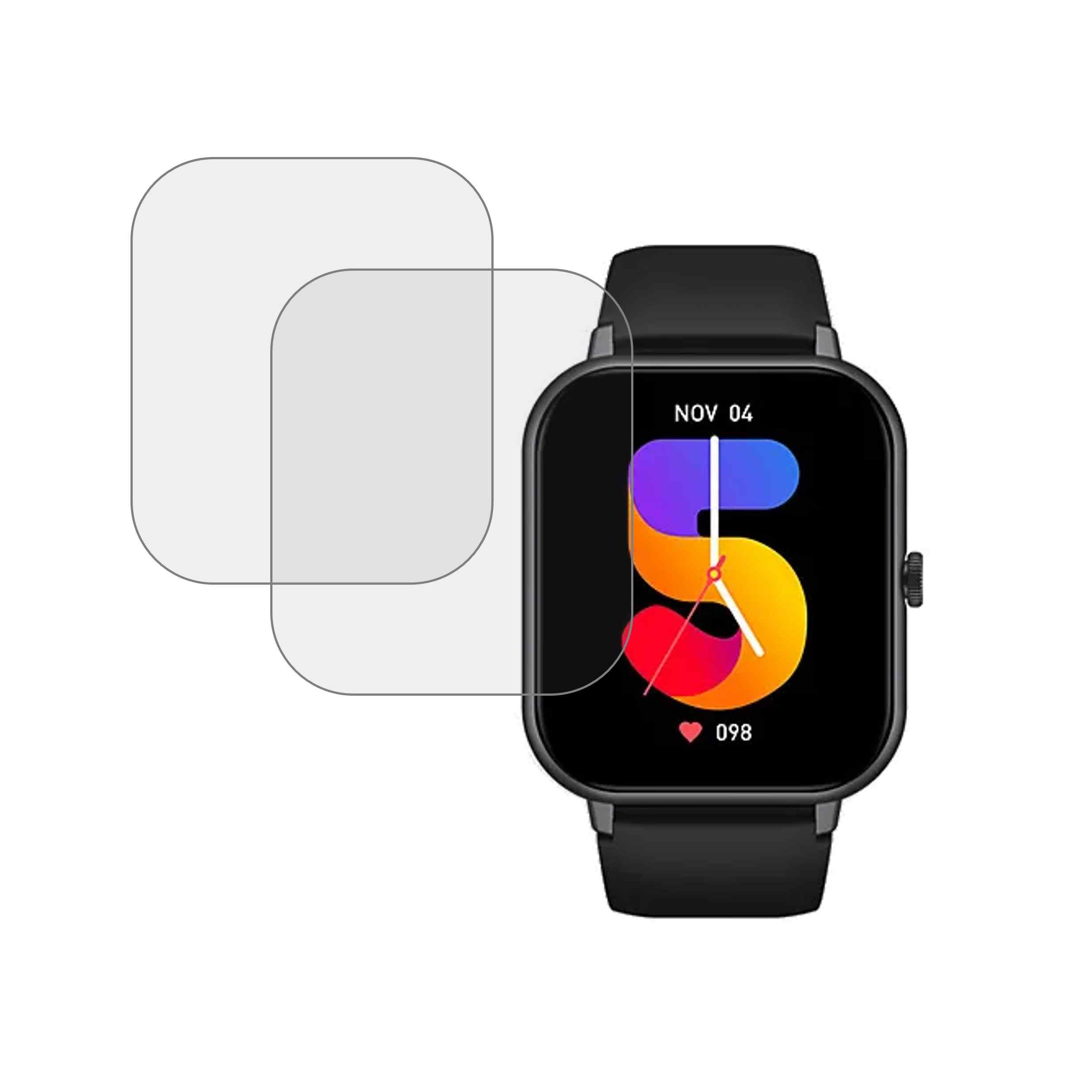 ZEBLAZE BTALK LITE Compatible Smartwatch Screen Protector (Pack of 02)